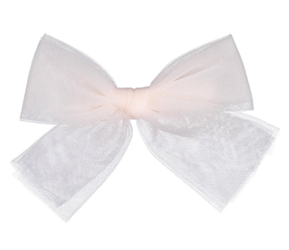 Elegant Knot Tulle Bow Hair Clip - Adjustable Hair Accessory for Women & Girls (One Size) - Perfect for Weddings, Parties & Everyday Styling