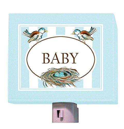Soft Glow Baby Night Light - Blue & Pastel, 5
