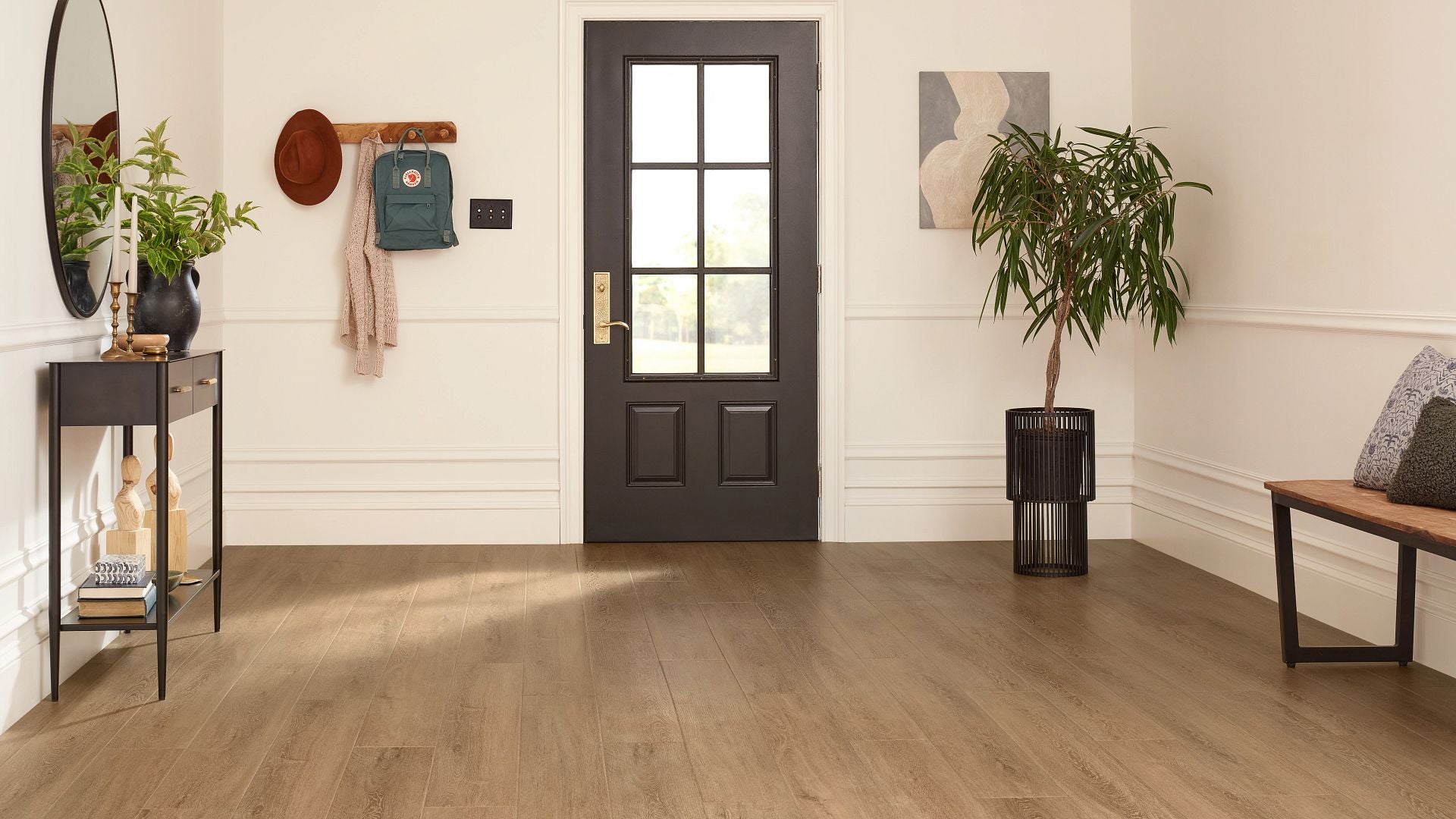 Coretec Plus HD Integrated Bevel Zawn Oak 7x60 Waterproof Luxury Vinyl Plank Flooring - Durable & Easy to Install for Living Room, Bedroom, Kitchen & Basement
