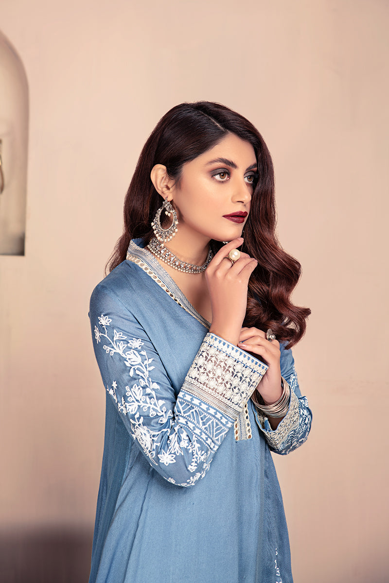 ABBEY STONE Embellished Shirt for Women | Elegant Beaded Blouse for Party, Dinner & Special Occasions