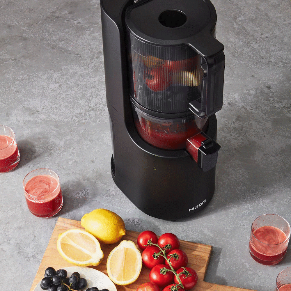 H200 Easy Clean Slow Juicer - Cold Press Masticating Juicer for Fruits & Vegetables, Quiet Motor, High Nutrient Extraction - Perfect for Healthy Juicing at Home, Gym, or Office