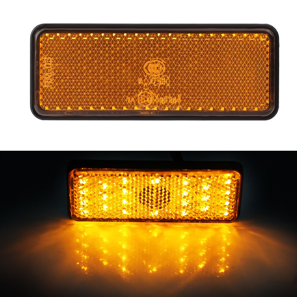 24 LED Universal Motorcycle Tail Light - Brake & Turn Signal for Safe Riding
