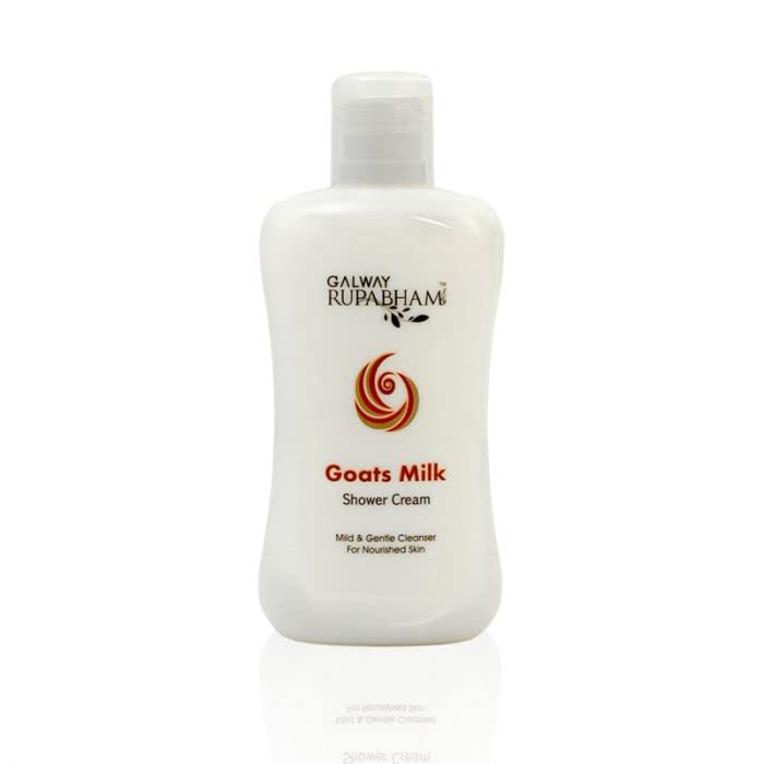 Galway Goat Milk Shower Cream - 250ml | Moisturizing & Nourishing Body Wash for Dry & Sensitive Skin | Perfect for Daily Shower & Spa Relaxation