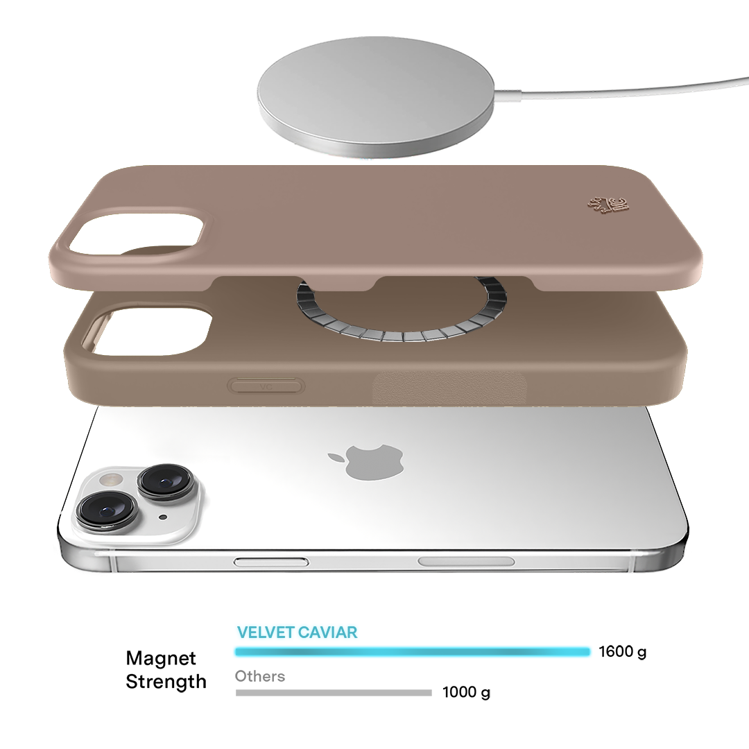 Premium Cashmere Taupe iPhone Case - Soft & Luxurious Protective Cover for iPhone [Model] - Perfect for Everyday Use, Travel & Gifting