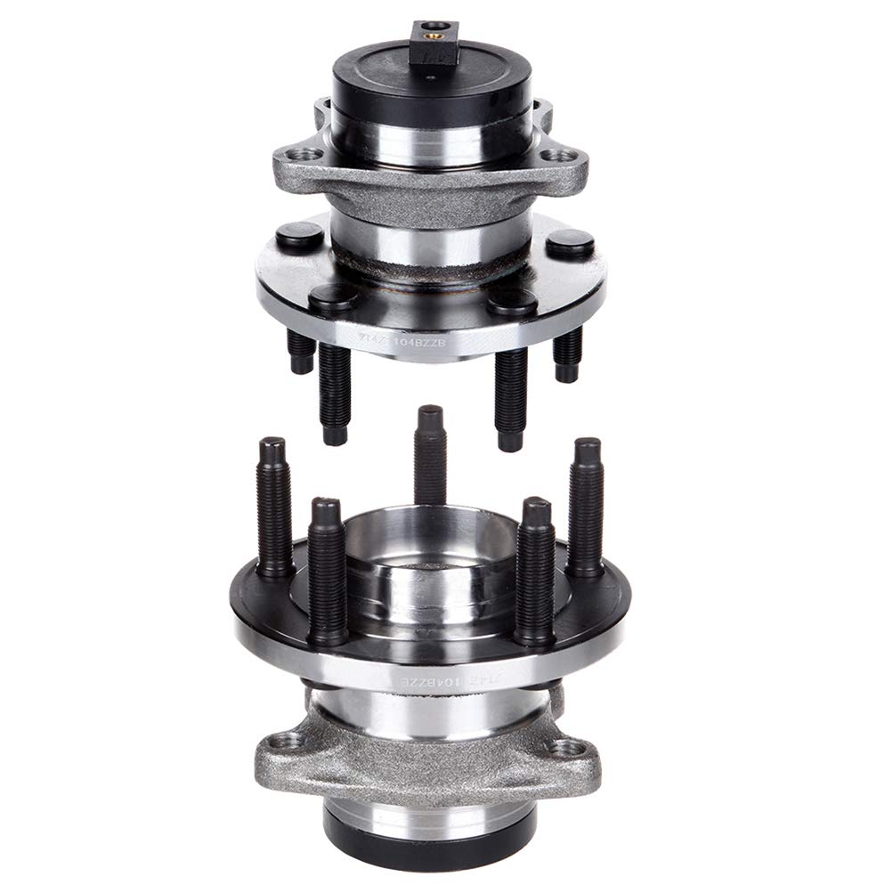 ROADFAR Rear Wheel Bearing & Hub Assembly - Compatible with 2007-2010 Ford Edge & Lincoln MKX - Replacement Part #512334 (Pack of 2) - Perfect for Smooth Ride & Noise Reduction