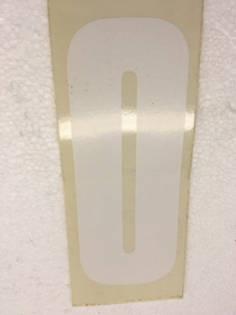 Number Stickers - White with Transparent Background for DIY Crafts, Scrapbooking, and School Projects