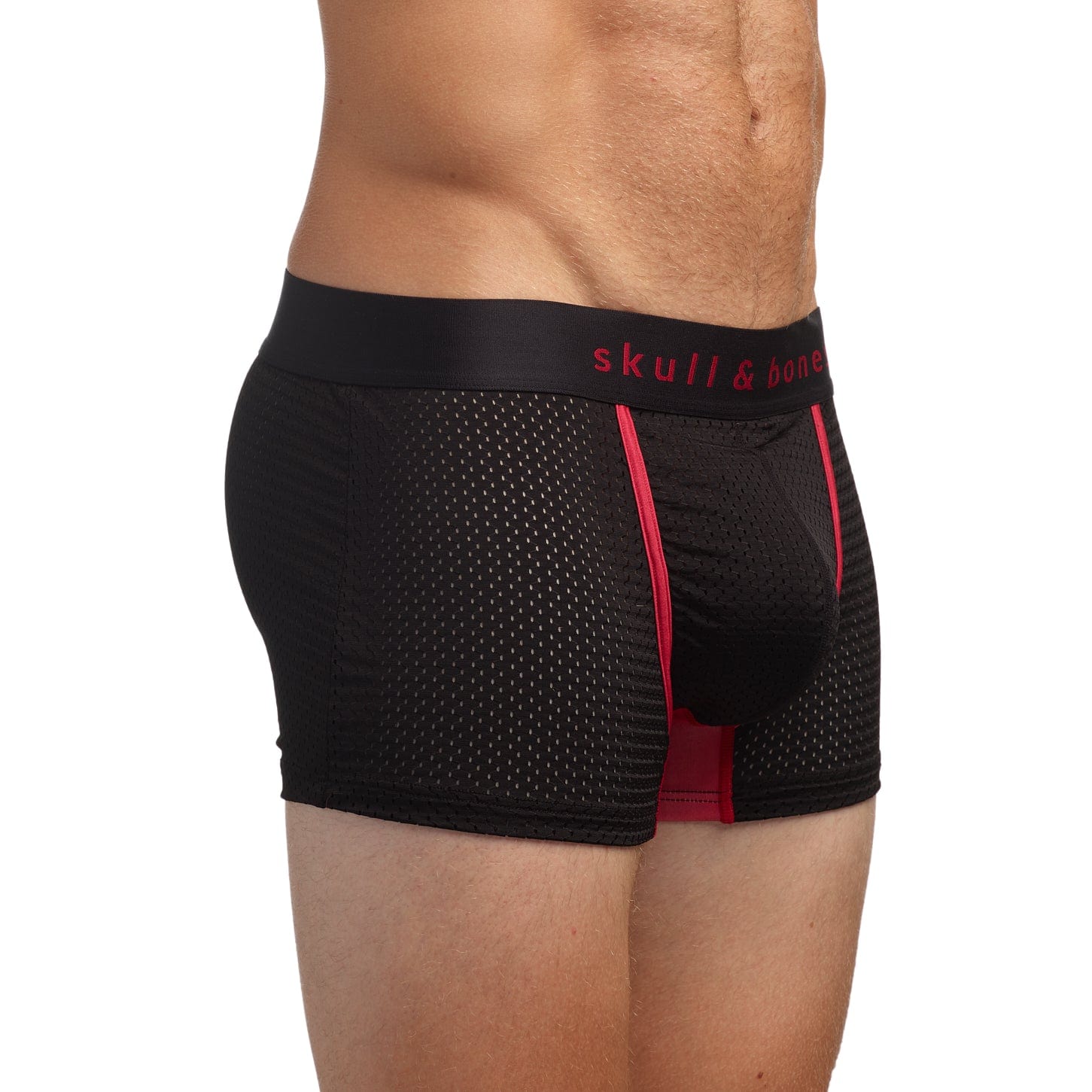 High-Performance Mesh Trunk for Men - Breathable & Comfortable Black Underwear for Sports & Daily Wear