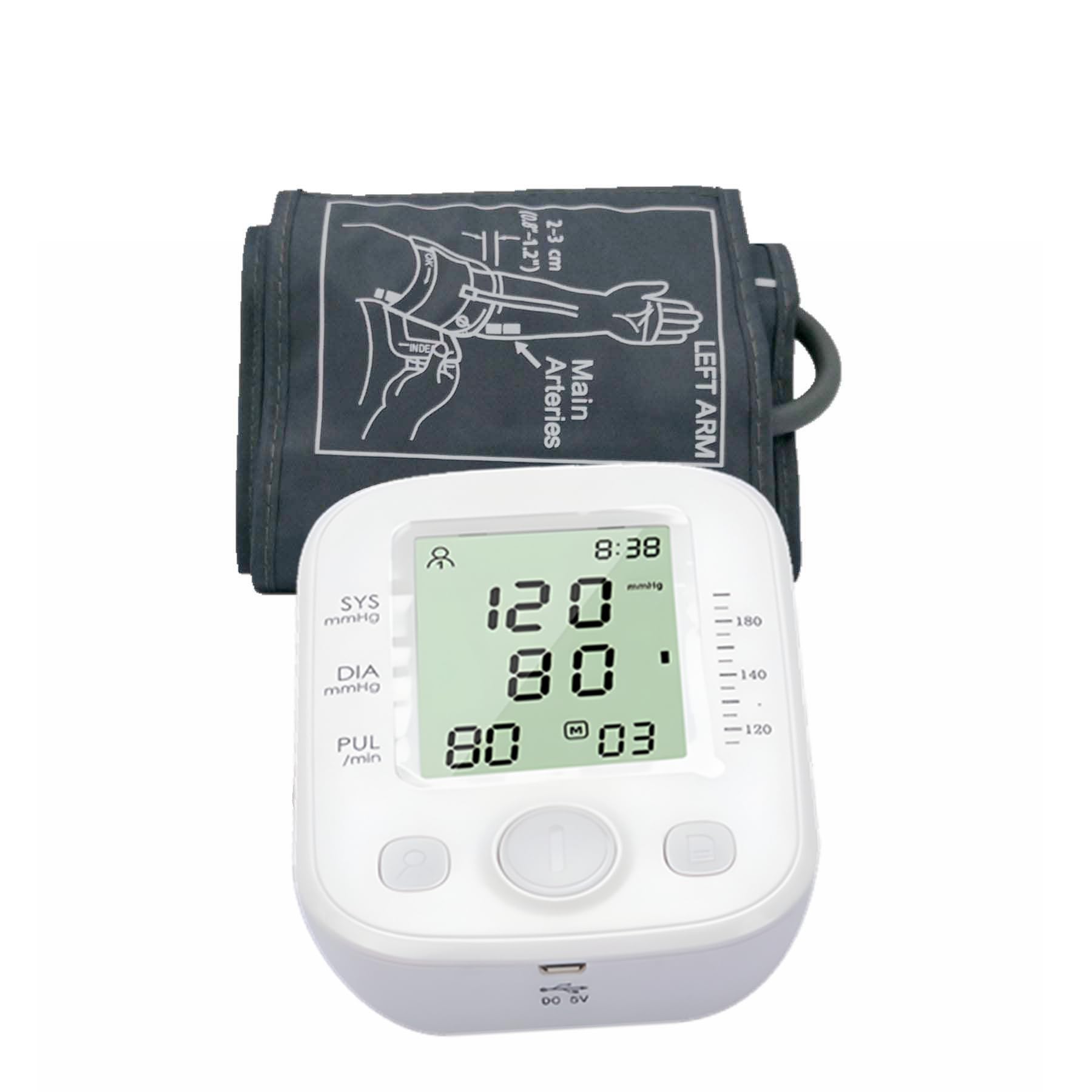 Accurate Upper Arm Blood Pressure Monitor with XL Cuffs (8.6