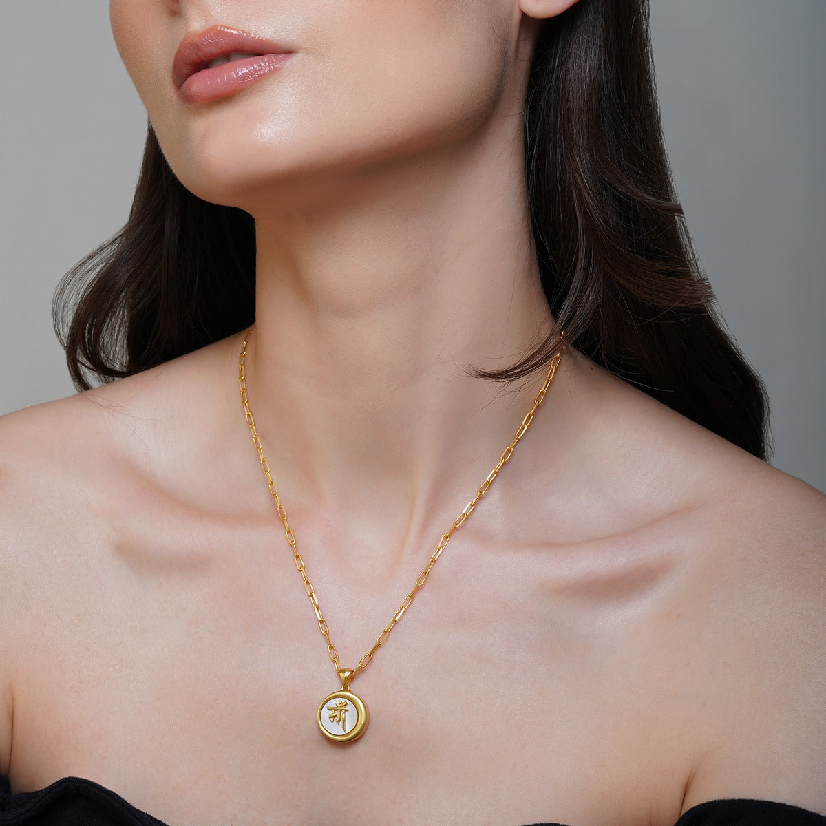 Elegant Mother's Necklace and Ring Set with Genuine Mother of Pearl - Perfect Gift for Mom, Birthday, Anniversary & Mother's Day