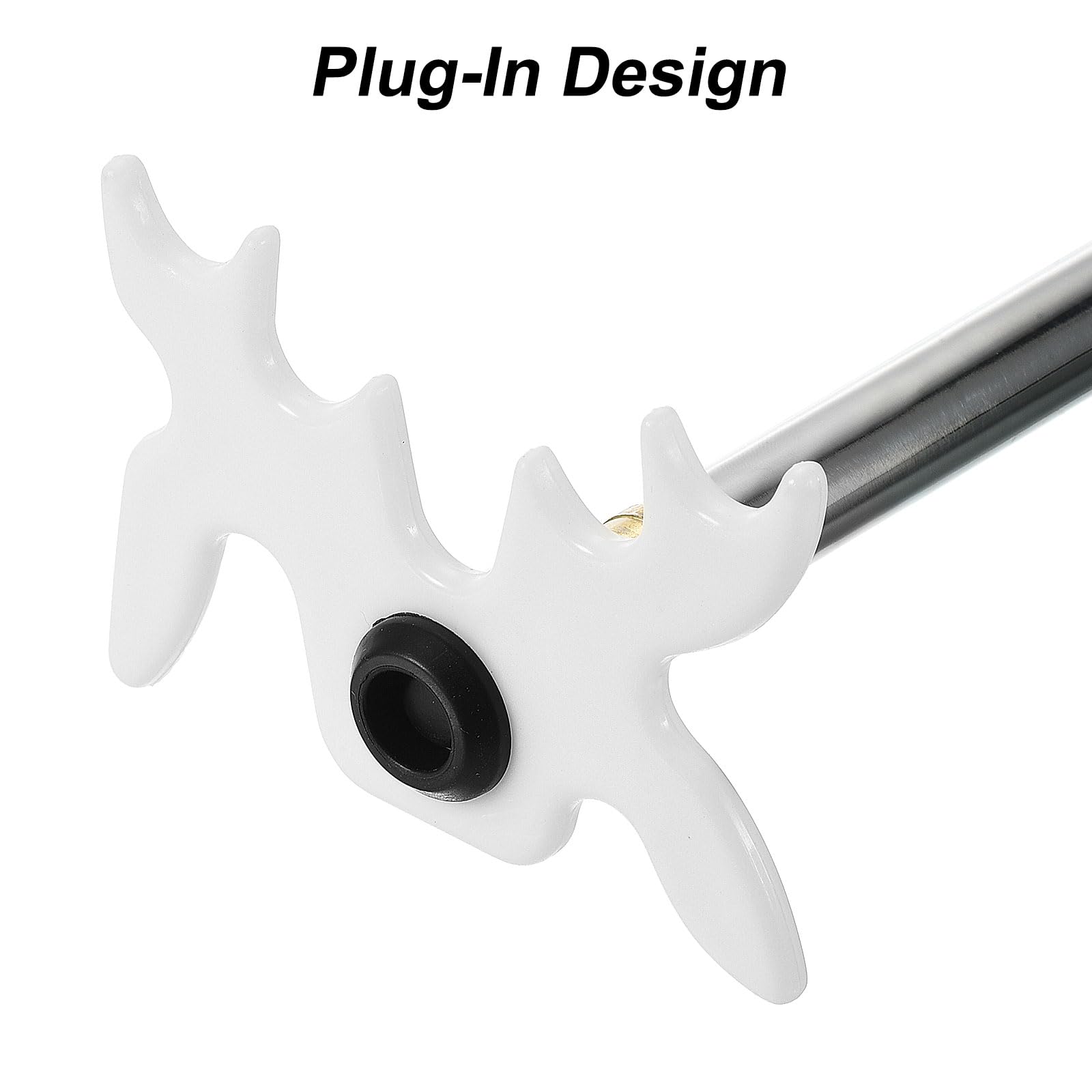 PATIKIL Multifunctional Plastic Billiard Bridge Head - Pool Cue Stick Bridge Plug-in Accessory for Enhanced Gameplay in Home and Professional Settings