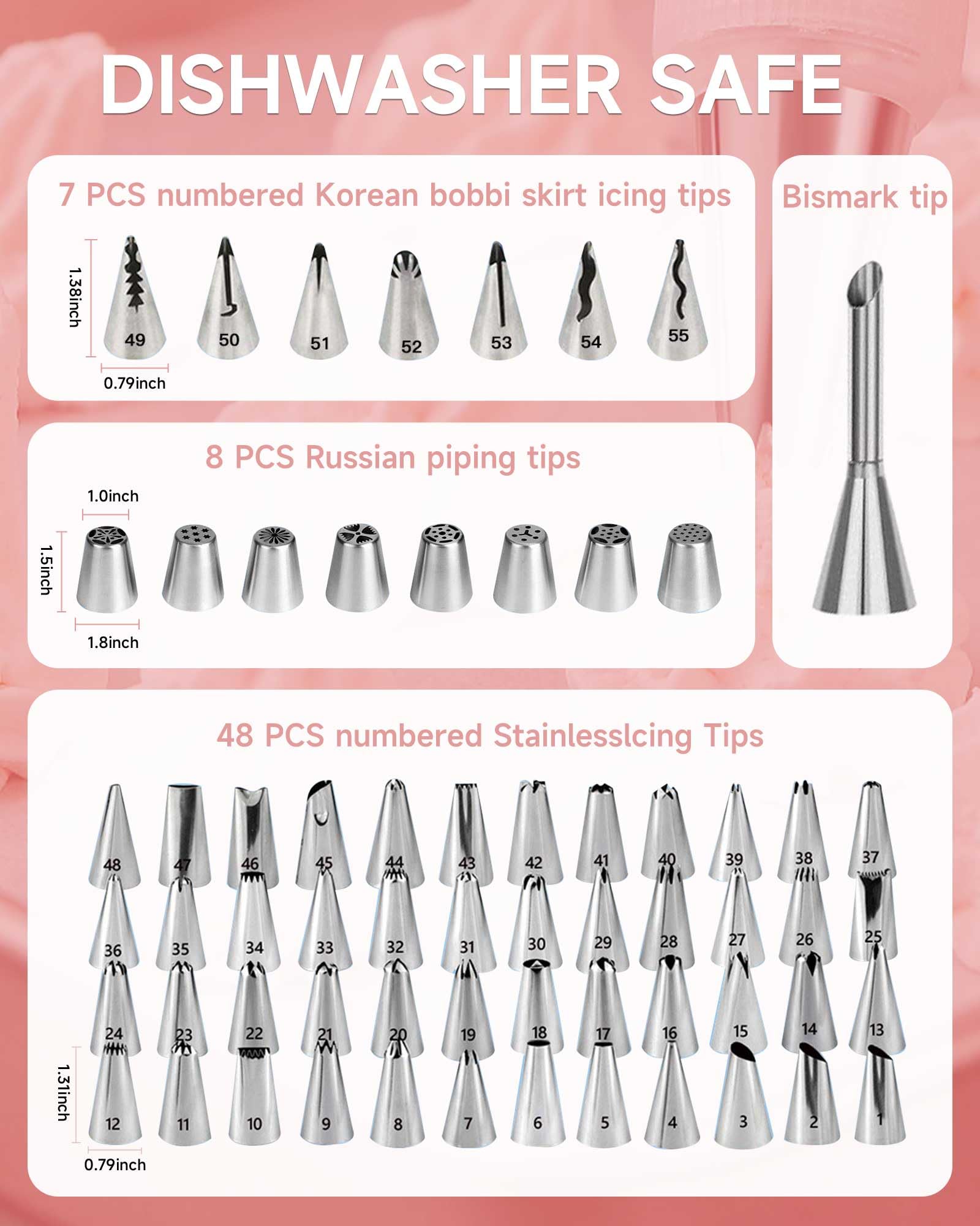 **227PCS Cake Decorating Kit with Cupcake Toppers, Rotating Turntable & Tools - Complete Baking Set for Beginners & Cake Lovers - Perfect for Birthday, Wedding & DIY Cake Decorating**