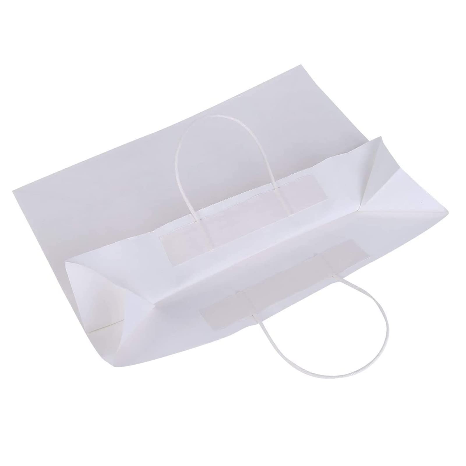 100Pcs Large Kraft Gift Bags 16x6x12 Inches with Handles - Eco-Friendly Paper Bags for Retail, Business, Parties, Shopping & Grocery - Perfect for Mother's Day Gifts, Birthday Presents & Boutique Packaging