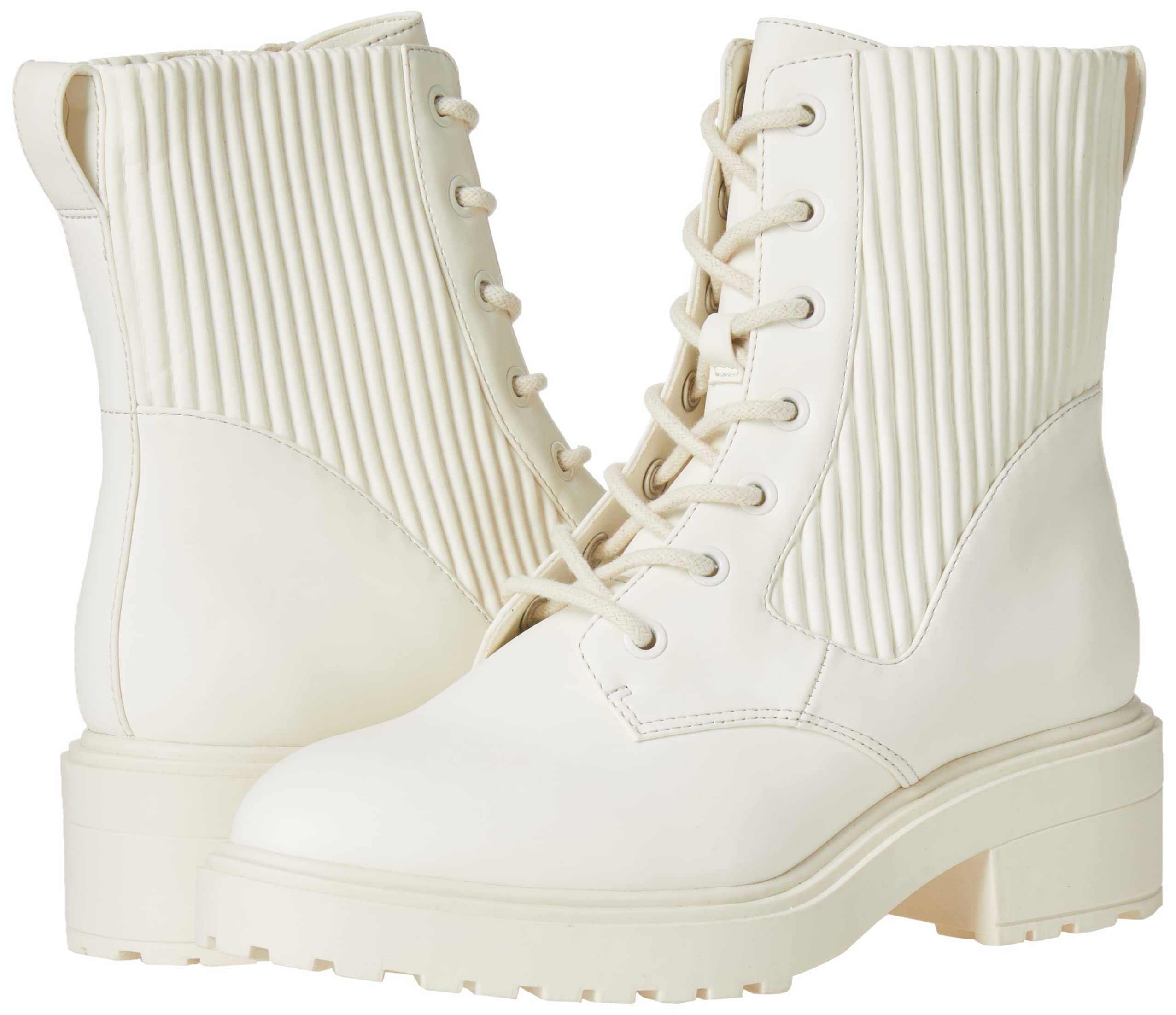 Amazon Essentials Women's Rubberized Combat Boots with Chunky Outsole - Waterproof Ankle Boots for Hiking, Outdoor & Winter Wear