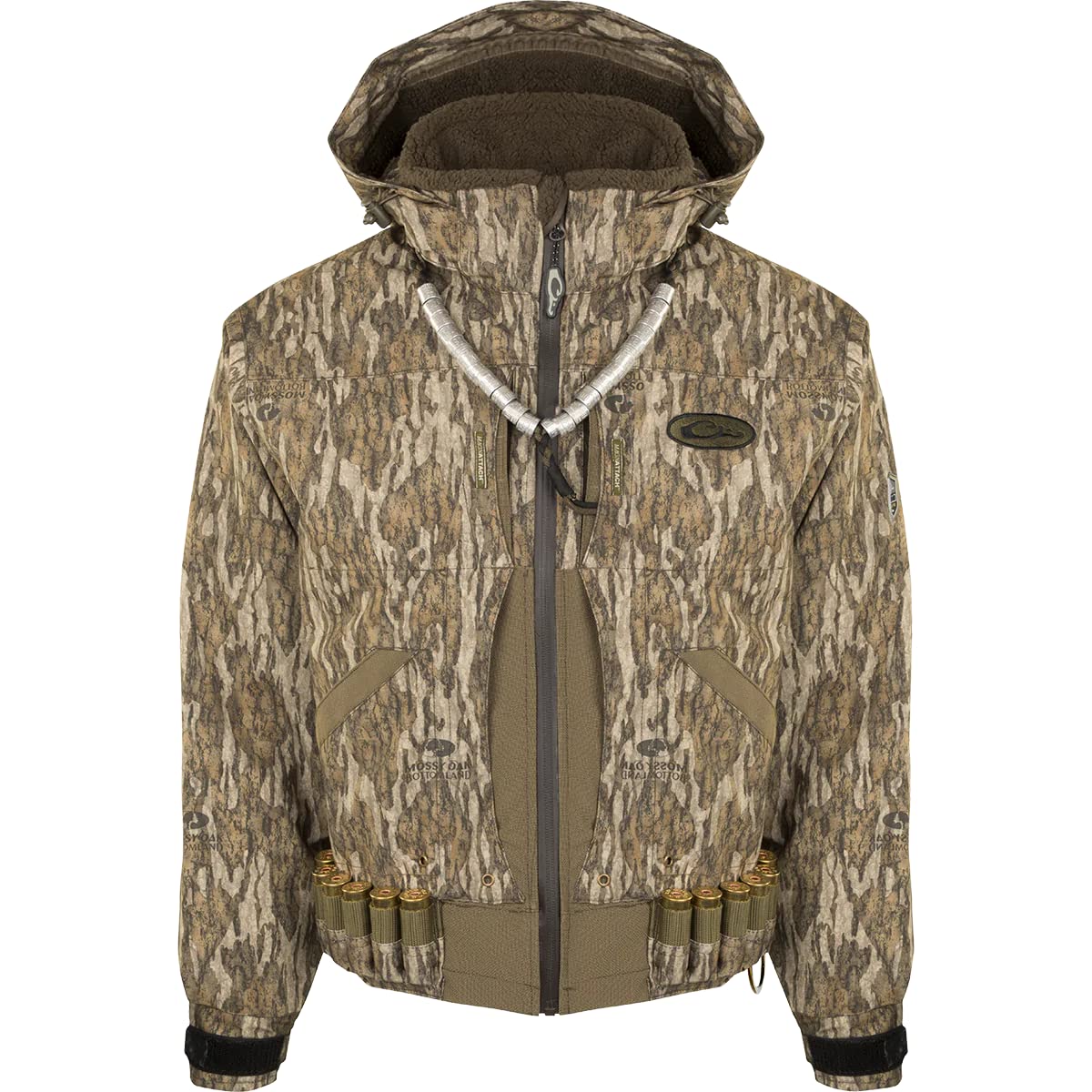 Drake Guardian Elite Flooded Timber Jacket - Waterproof Hunting Jacket for Men - Camo Rain Jacket for Waterfowl Hunting & Outdoor Adventures