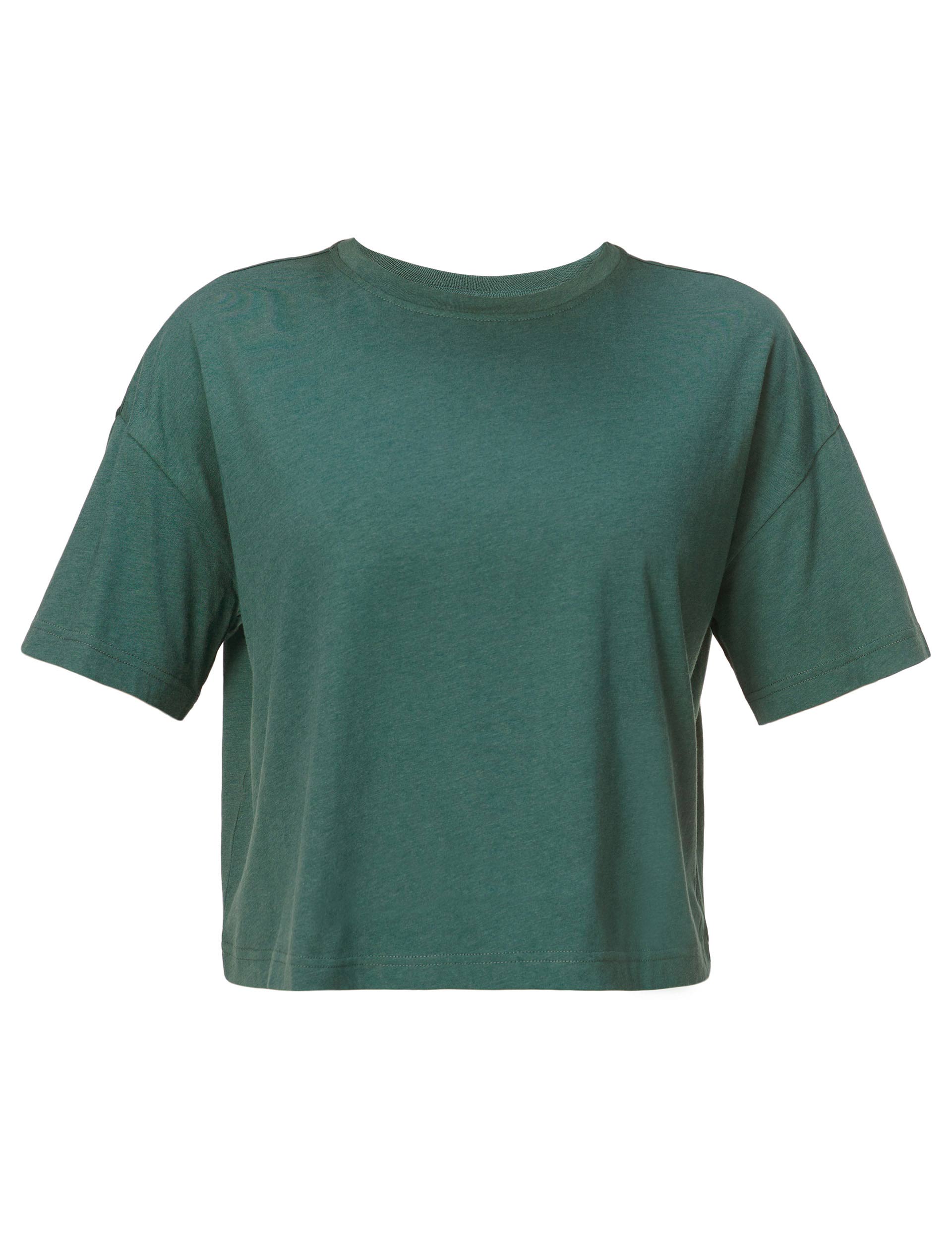 Essential Short Sleeve Crop T-Shirt for Women - Glade Green - Comfortable Casual Summer Top for Outfits, Streetwear & Beach Vacation