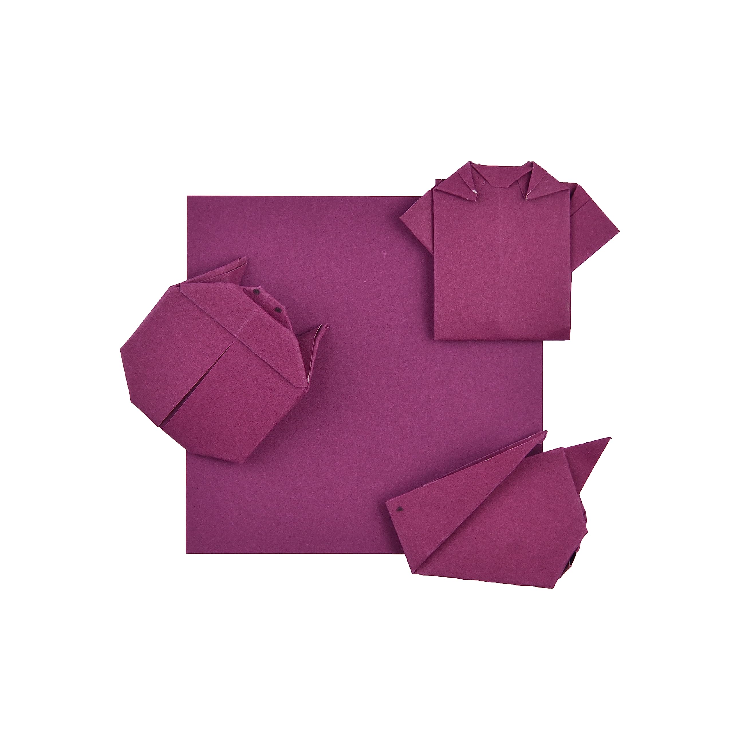 100 Sheets Double-Sided Origami Paper 6x6 Inches - Vibrant Colors for Origami Cranes, Scrapbooking & DIY Crafts | Premium Lightweight Cardstock (Burgundy) - Perfect for Kids, Classroom & Creative Projects
