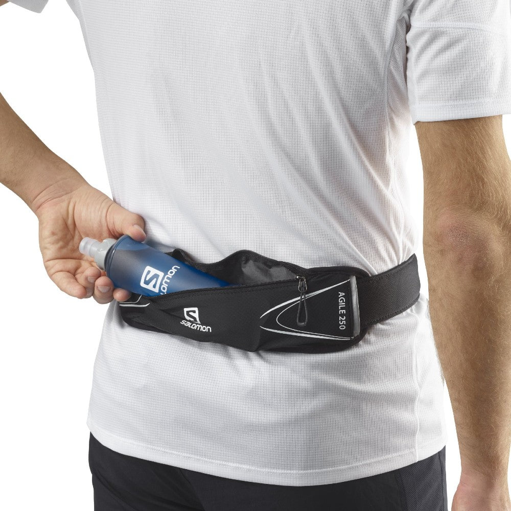 Salomon AGILE 250 Belt Set - Durable & Adjustable Waist Pack for Hiking, Running & Outdoor Adventures - Perfect for Travel, Gym & Everyday Use