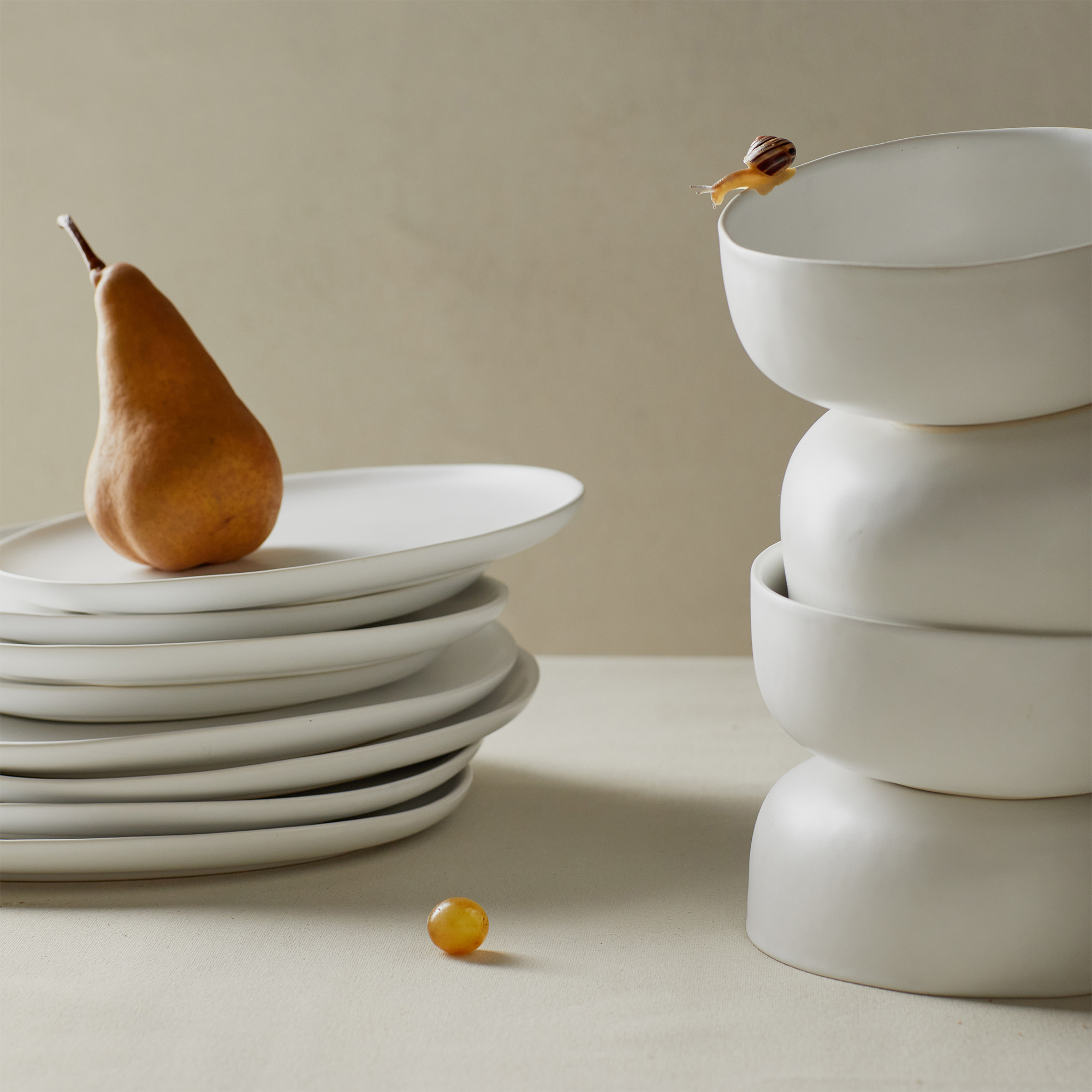 Organic Dinnerware Set - Eco-Friendly Plates, Bowls & Cups for Sustainable Dining | Perfect for Everyday Meals, Parties & Picnics