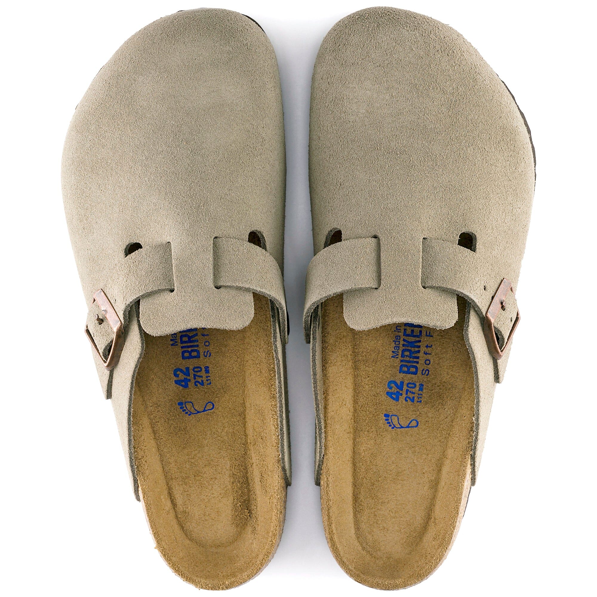 BIRKENSTOCK Boston Unisex Soft Footbed Clogs - Genuine Suede Leather Slip-On Shoes for Men & Women | Comfortable House Shoes for Home, Office & Casual Wear