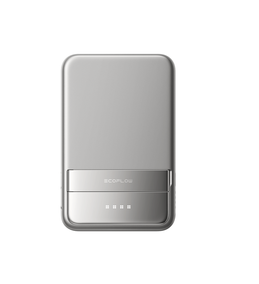 EcoFlow RAPID Magnetic Power Bank 5000mAh Portable Charger with App Control - Perfect for iPhone, Android & Wireless Charging On-The-Go
