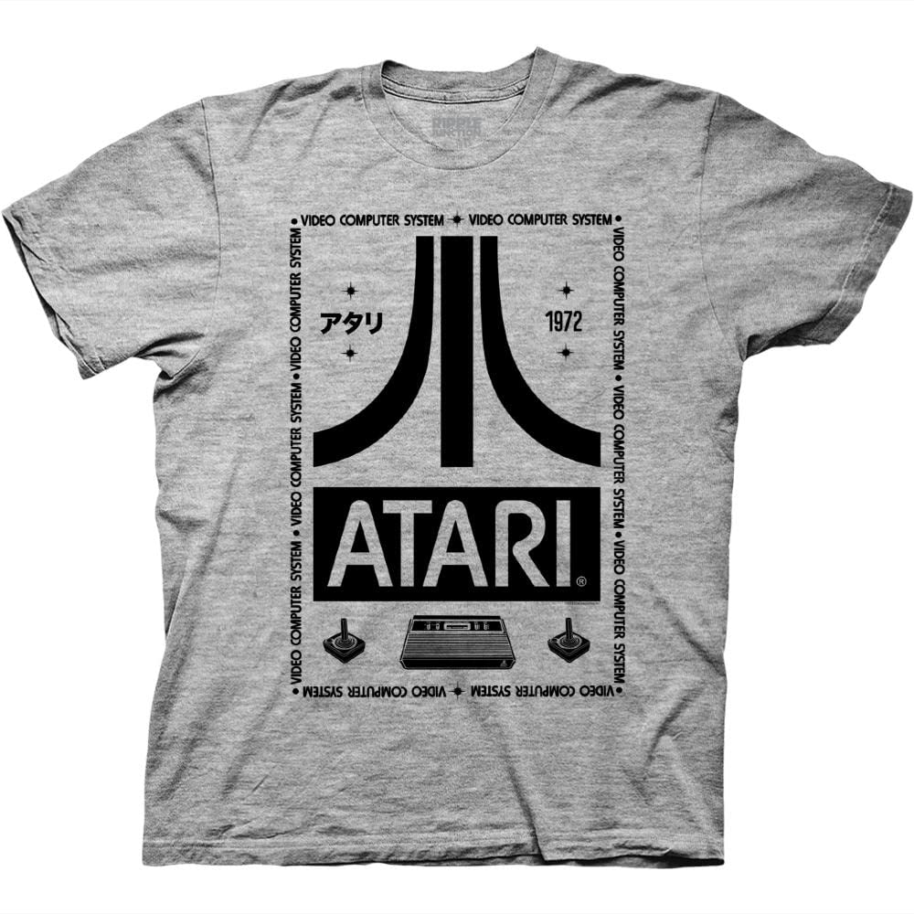 Officially Licensed Atari Video Computer System 1972 Logo Adult T-Shirt | Retro Gaming Tee for Men & Women | Perfect for Gamers, Collectors & 80s Nostalgia Fans