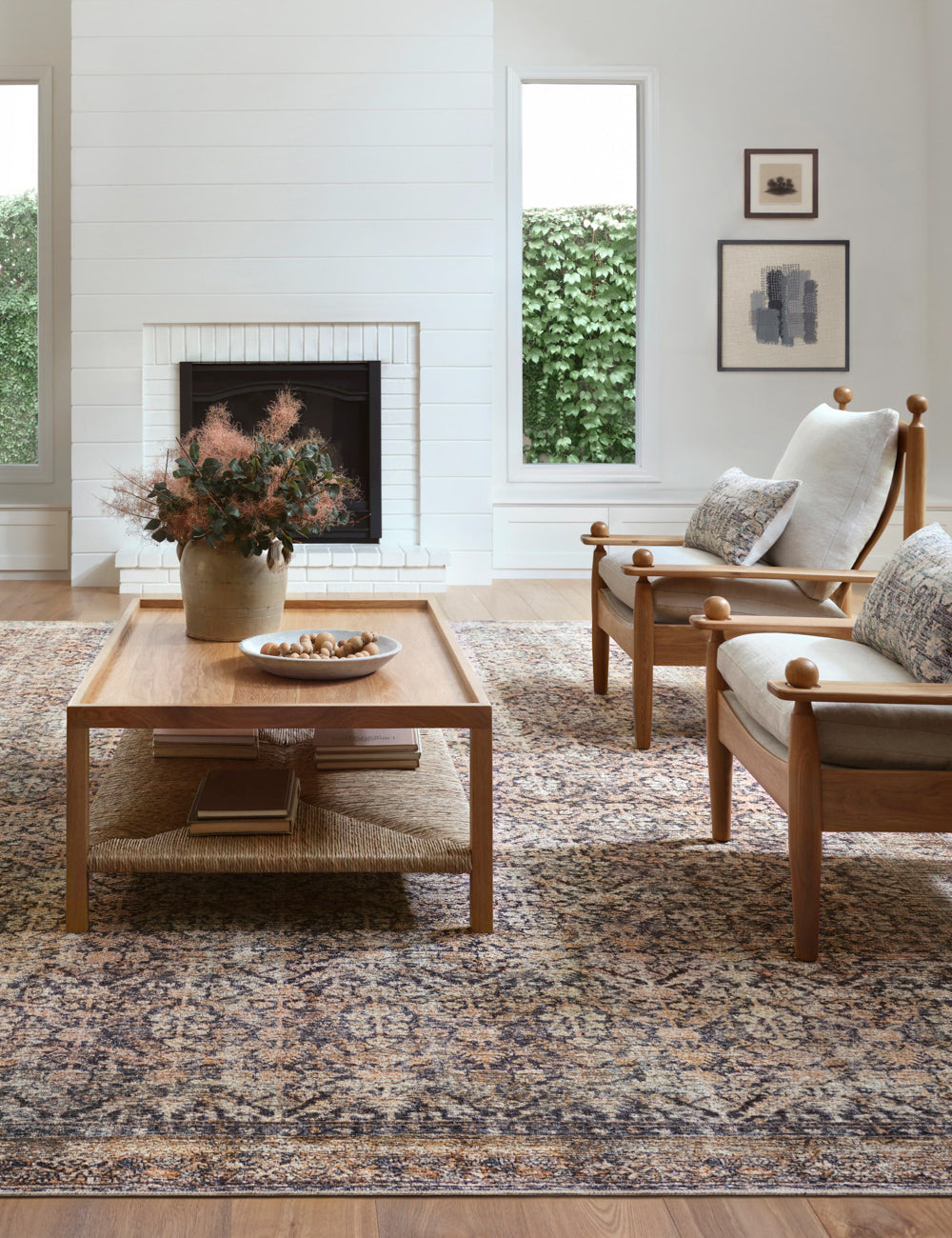 Billie Rug by Amber Lewis x Loloi - Handmade Boho Chic Area Rug for Living Room, Bedroom & Home Decor | Soft & Durable Indoor Floor Mat
