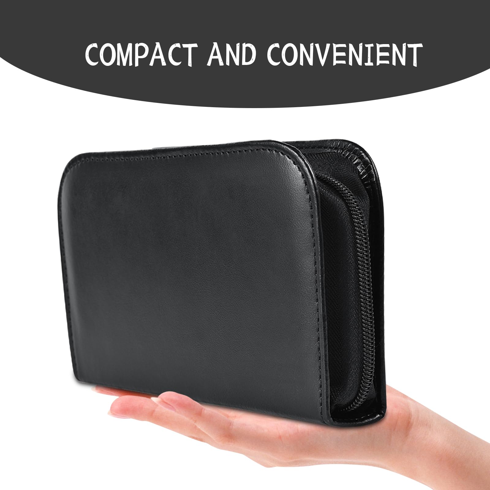 PU Leather Blood Glucose Meter Travel Case - Diabetic Supplies Organizer Pouch for One Touch Ultra 2 Meter & Accessories - Portable Storage Solution for Home, Travel & Daily Use