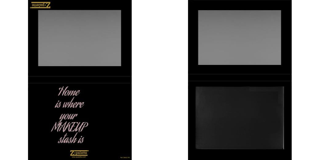 Custom Extra Large Z Palette - Magnetic Makeup Palette for Eyeshadows & Blush - Perfect for Professional Makeup Artists & Travel