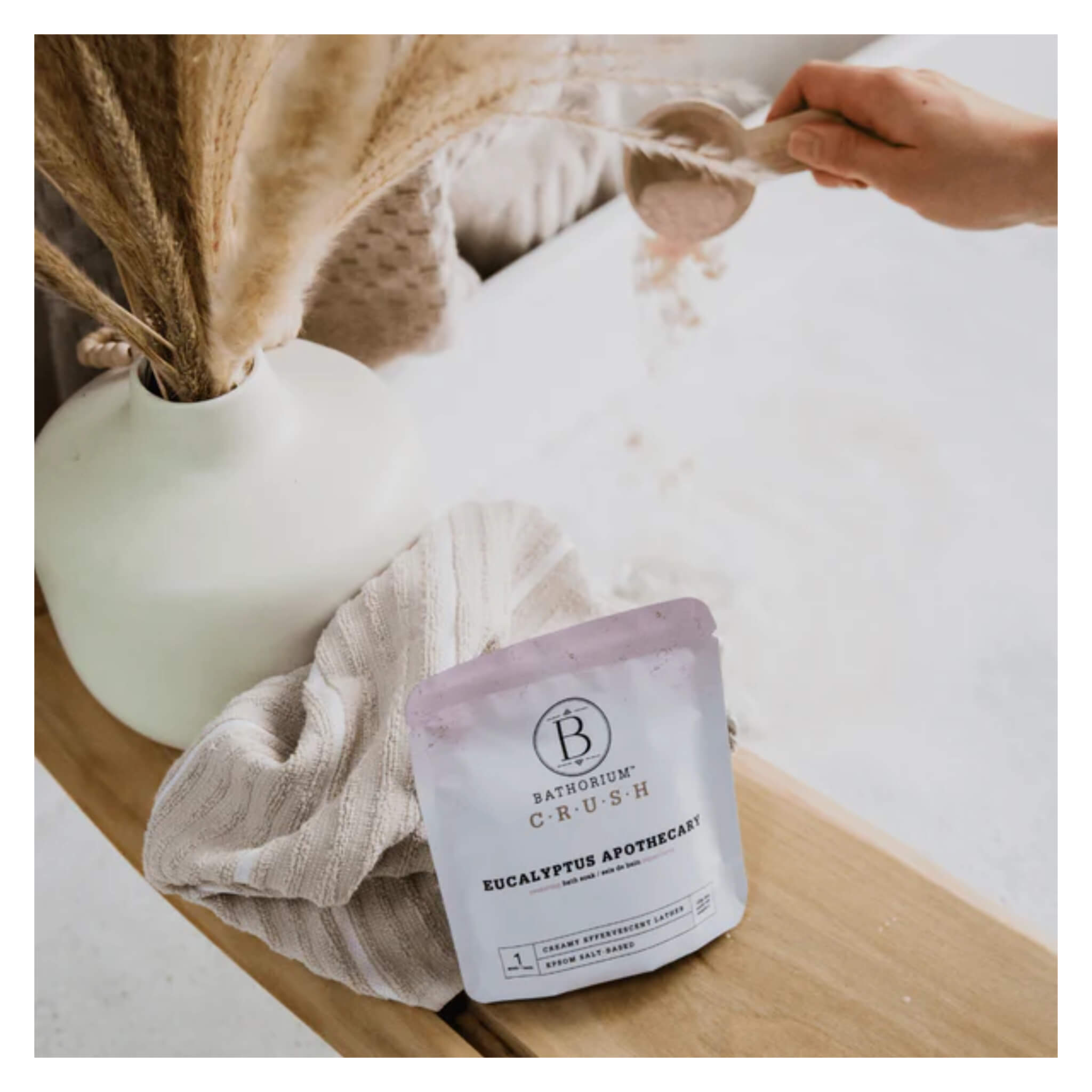 Organic Eucalyptus Apothecary Bath Salts for Relaxation & Stress Relief - Aromatherapy Spa Treatment for Muscle Soothing & Better Sleep - Perfect for Self-Care, Gift Sets & Home Spa Nights