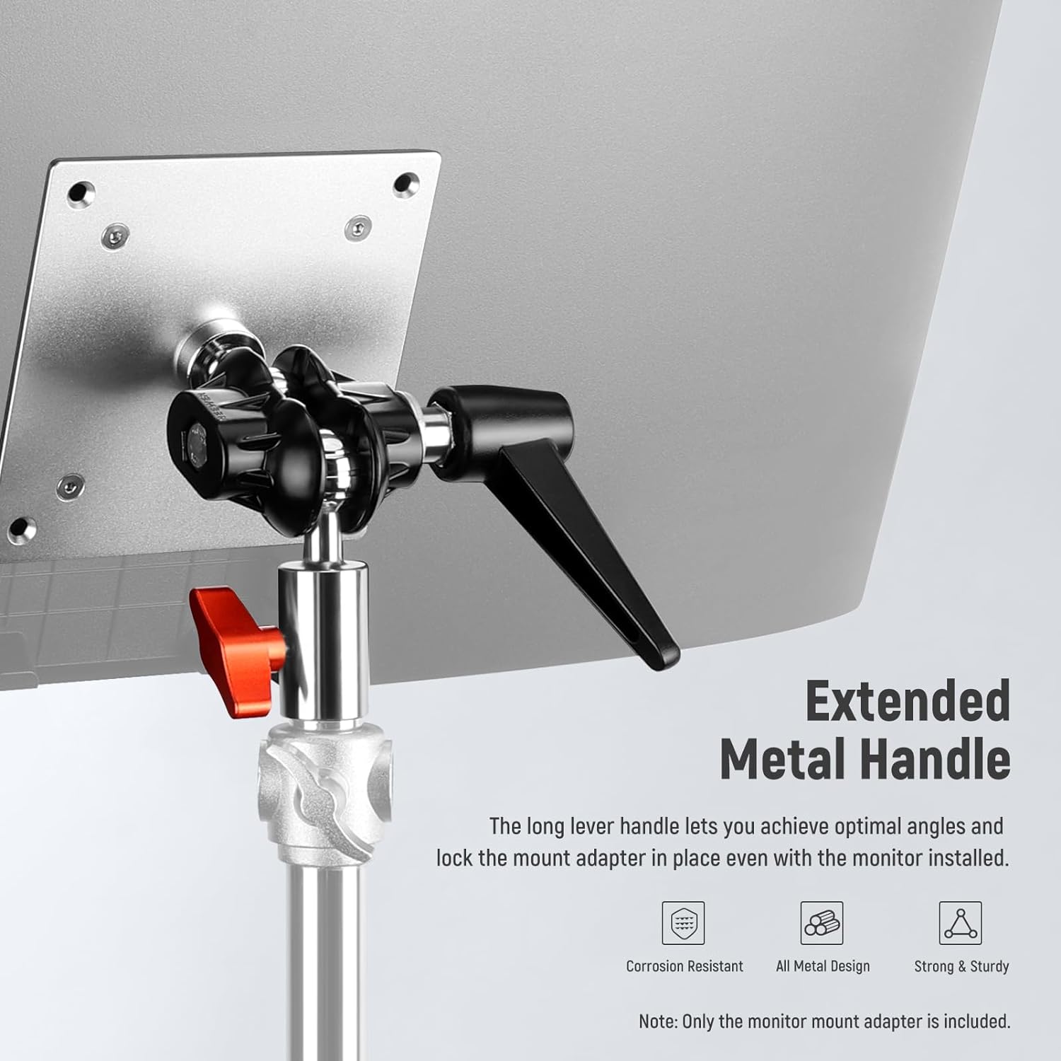 NEEWER MA001/MA003 VESA Monitor Mount Adapter - Heavy Duty Adjustable Arm Bracket for Computer Screens, TVs & Displays (Home Office, Gaming Setup, Studio Monitor Mounting)