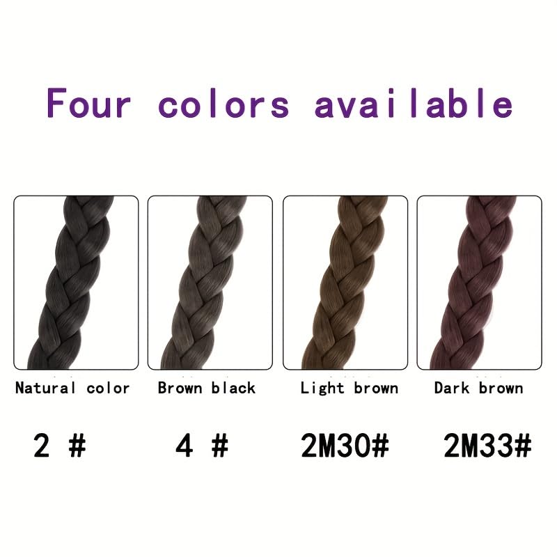 CHANDERKASH 24 Inch Hair Parandi - Premium Women's Hair Extensions for Bun & Braid Styles | Natural Looking Hair Accessories for Weddings, Parties & Daily Wear