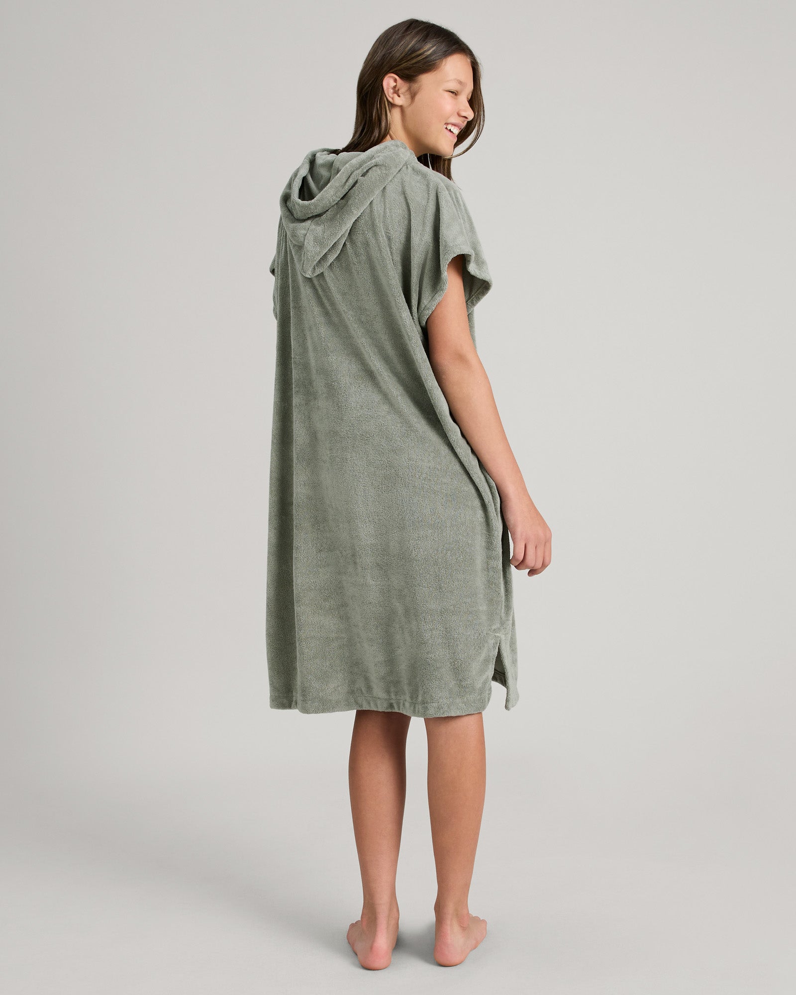 Soft & Absorbent Kids' Hooded Towel with Gum Tree Print - Perfect for Bath Time, Swimming, and Beach Fun