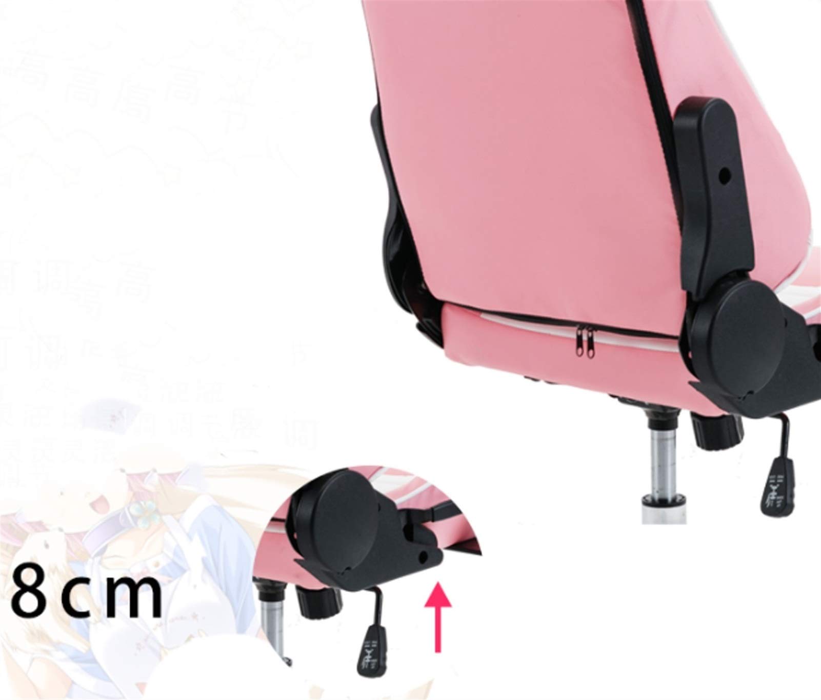 Ergonomic Gaming Chair with Footrest & Lifting Handrail - PU Leather Office Desk Chair, Swivel Recliner with Rolling Wheels (3 Colors) - Perfect for PC Gaming, Home Office & Workstation Setup