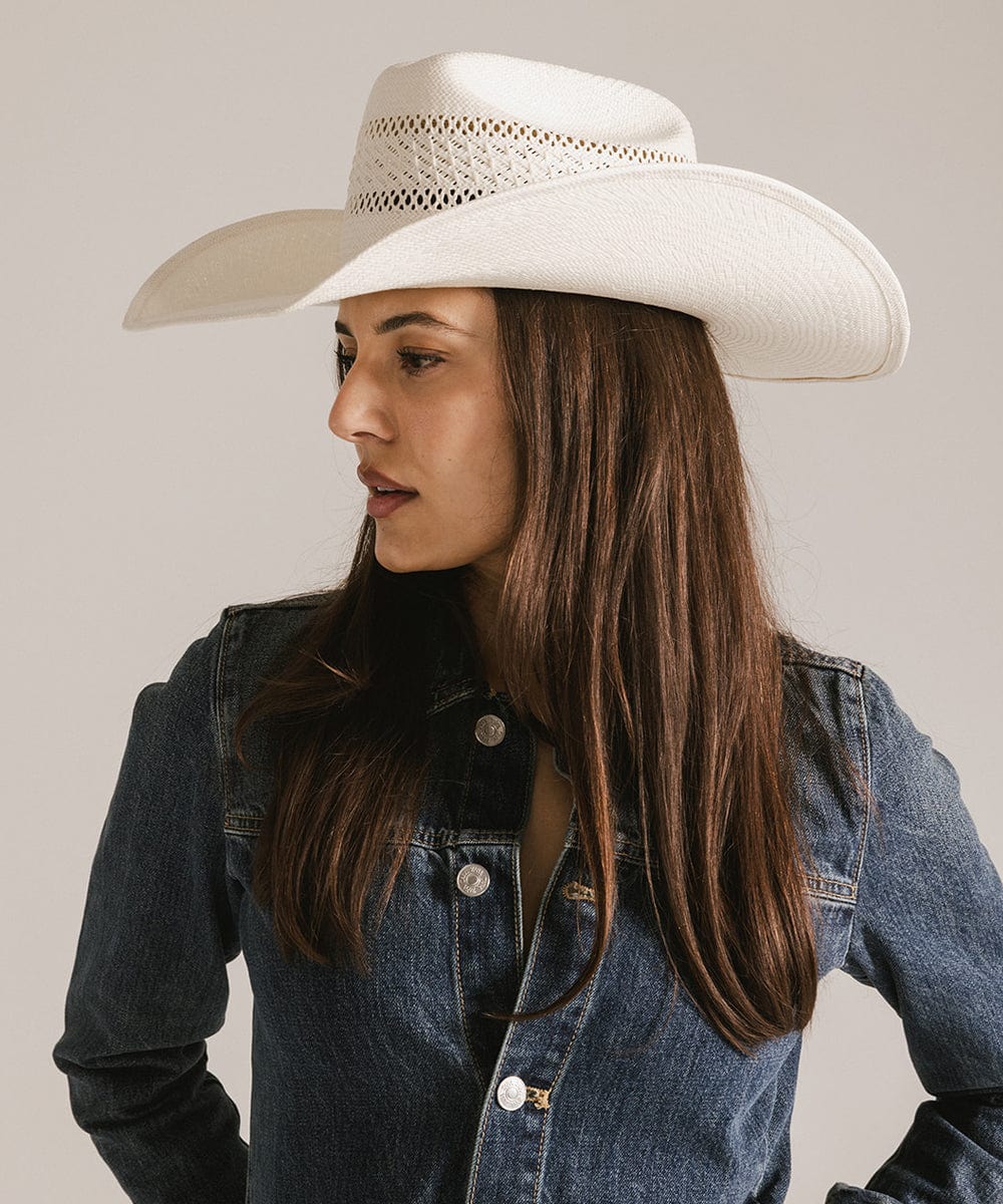 Oakley Straw Cowboy Hat for Men & Women - Western Style Sun Hat with UPF 50+ Protection - Perfect for Outdoor, Rodeo, and Country Music Festivals