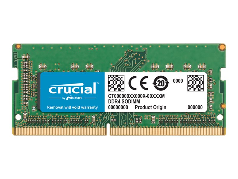 Crucial 8GB DDR4 2400MHz SO-DIMM 260-Pin Unbuffered RAM for Laptop & Notebook - Upgrade Memory for Faster Performance in Gaming, Multitasking & Productivity
