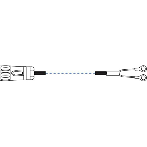 2 ft Straight Lug Cable Assembly - Heavy Duty Electrical Connector for Automotive, Marine & Industrial Applications
