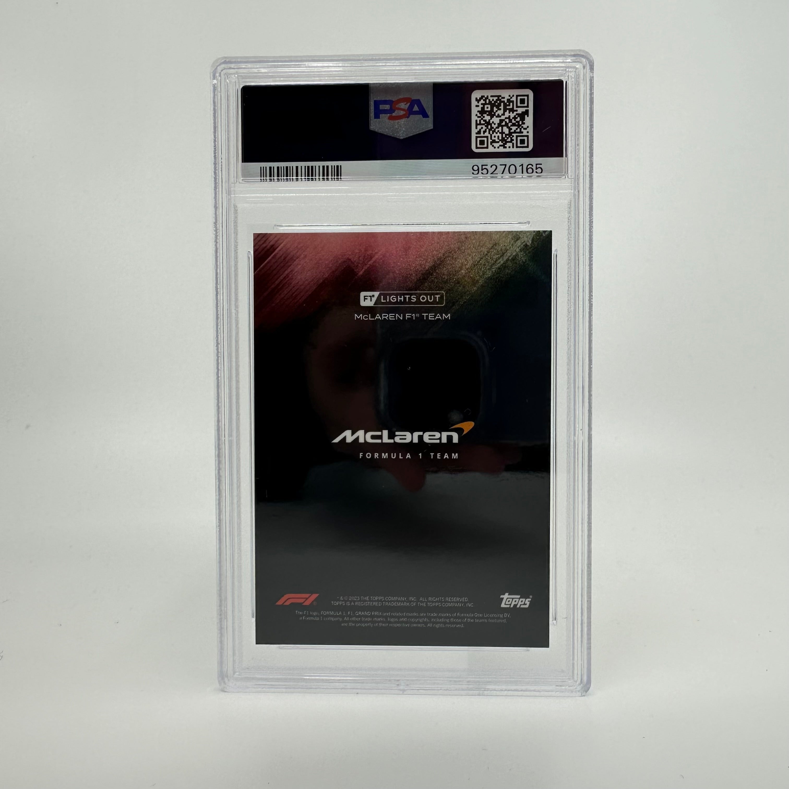 2022 Topps Lights Out Lando Norris PSA 10 3/5 Gradient Trading Card - Perfect for Collectors, Sports Memorabilia Enthusiasts & F1 Racing Fans