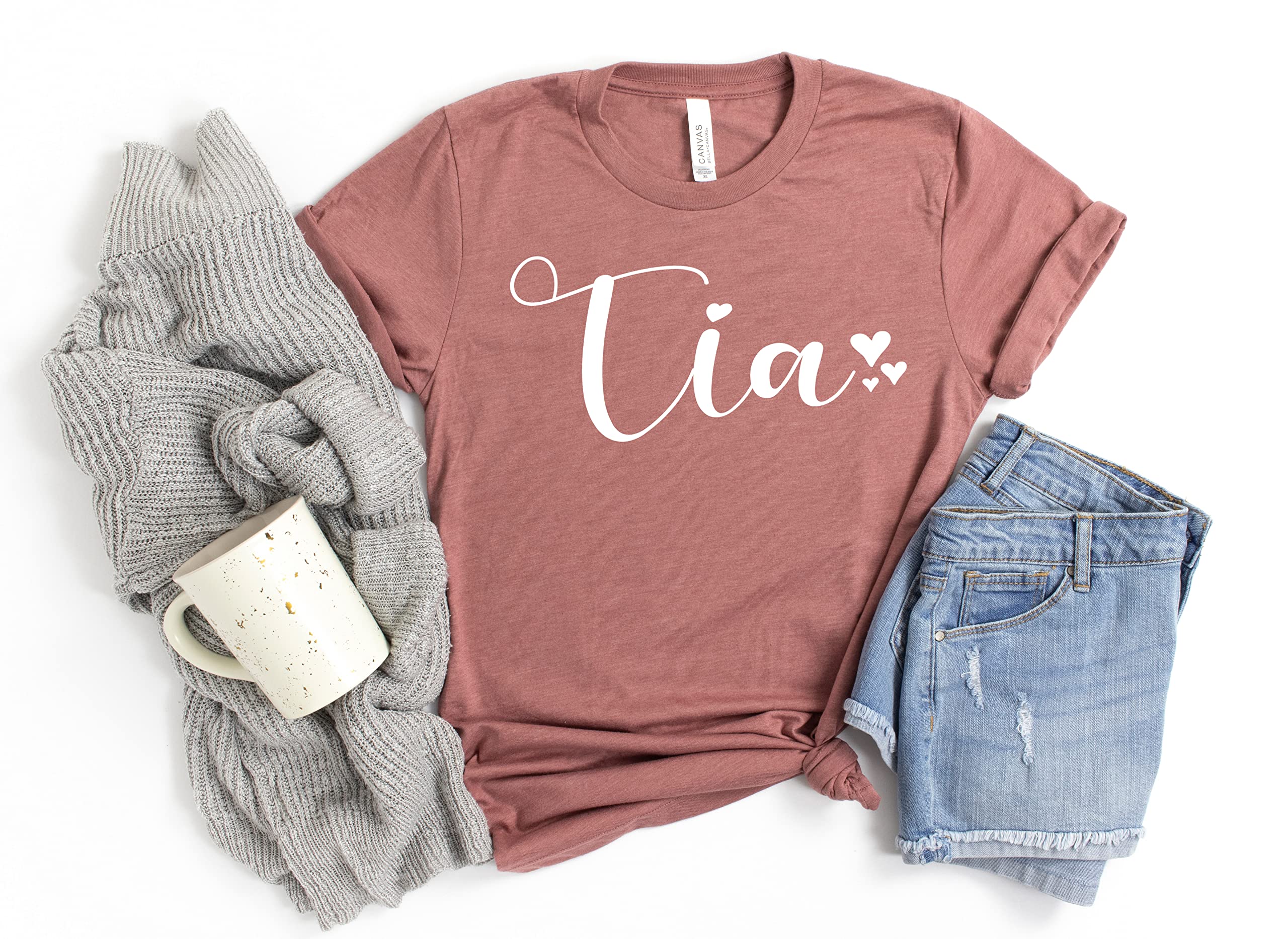 Tia Shirt - Cute Mexican Aunt T-Shirt for Pregnancy Announcement | Perfect Gift for Expecting Aunts & Auntie Life Celebration | Ideal for Baby Showers, Gender Reveals & Family Gatherings