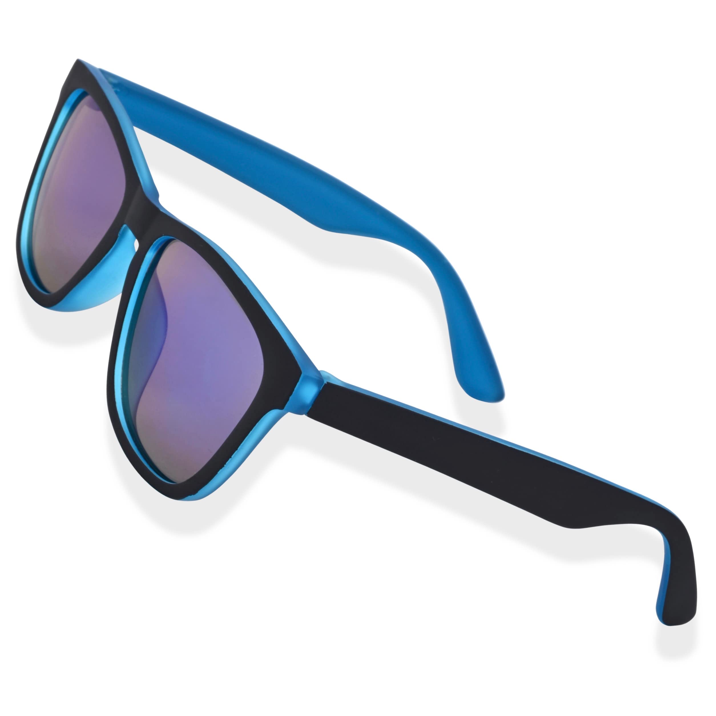 Kids Boys Sunglasses for Toddlers & Children - UV Protection, Durable Frame with Matching Zipper Case - Perfect for Outdoor Play, Beach, Sports & Summer Activities