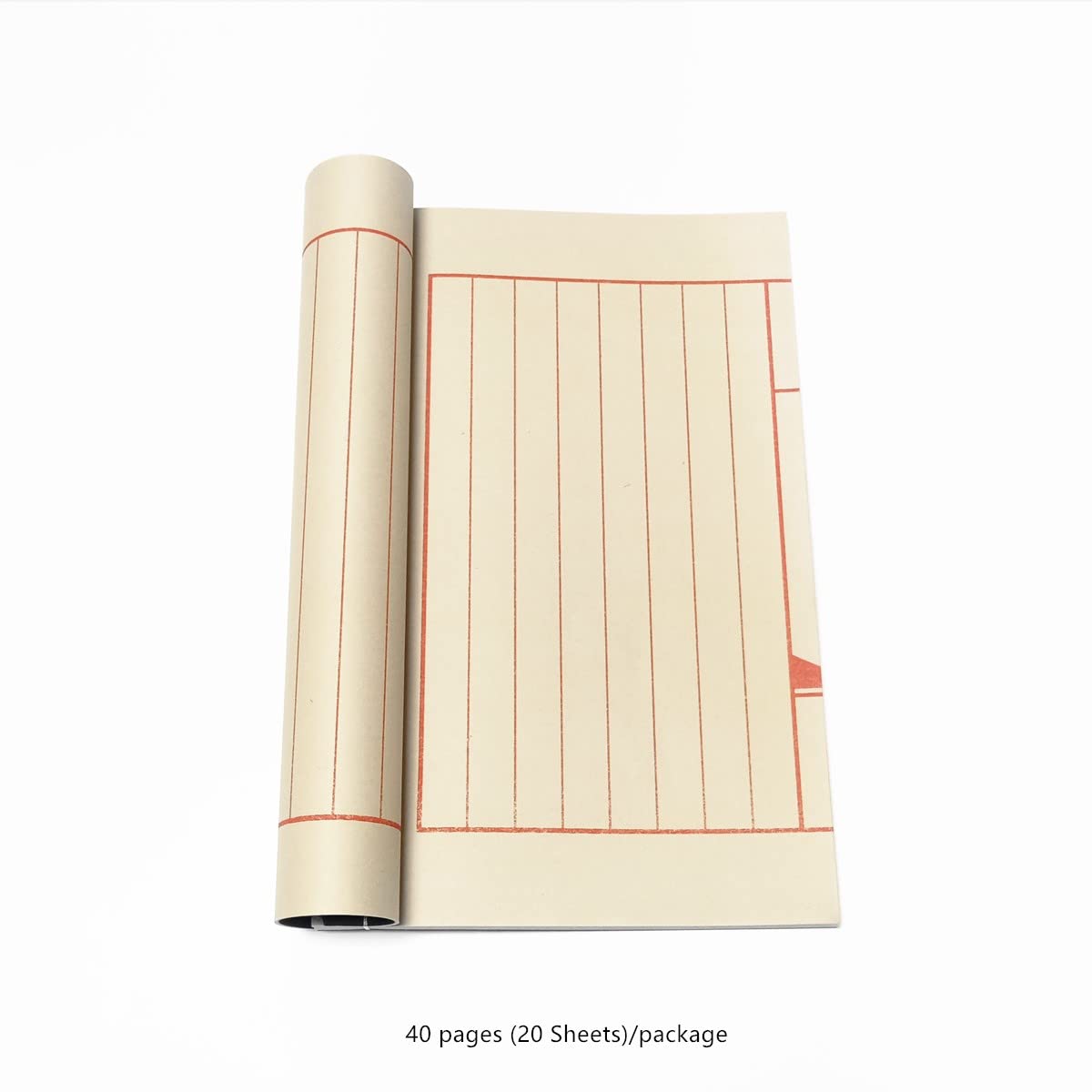 Premium KYMY Xuan Paper for Chinese & Japanese Calligraphy - Half Sheng Shu Raw Ripe Rice Paper (7.1