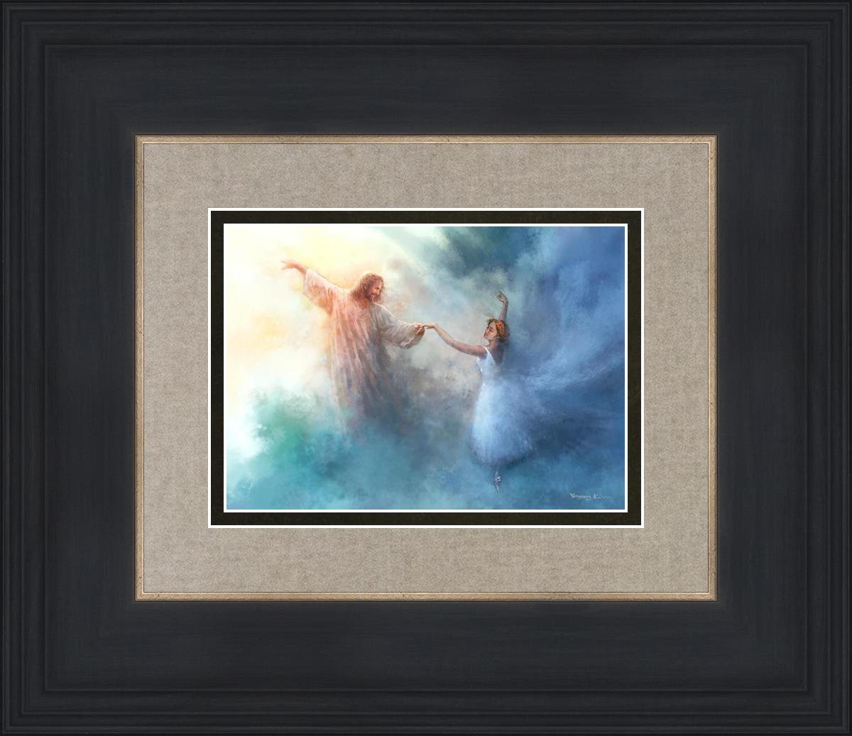 A Pas De Deux By Yongsung Kim - Ballet Dance Art Print - Elegant Wall Decor for Home, Office & Dance Studios