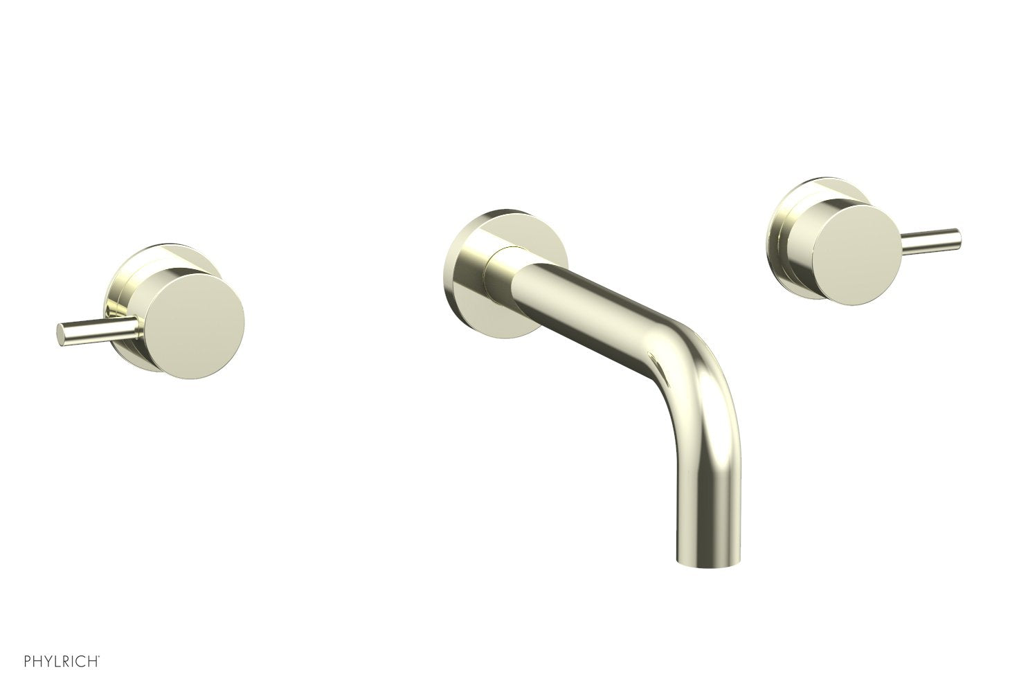 BASIC II Wall Mount Tub Faucet Set with Lever Handles - 230 59 - Perfect for Bathroom Renovation and Modern Home Decor
