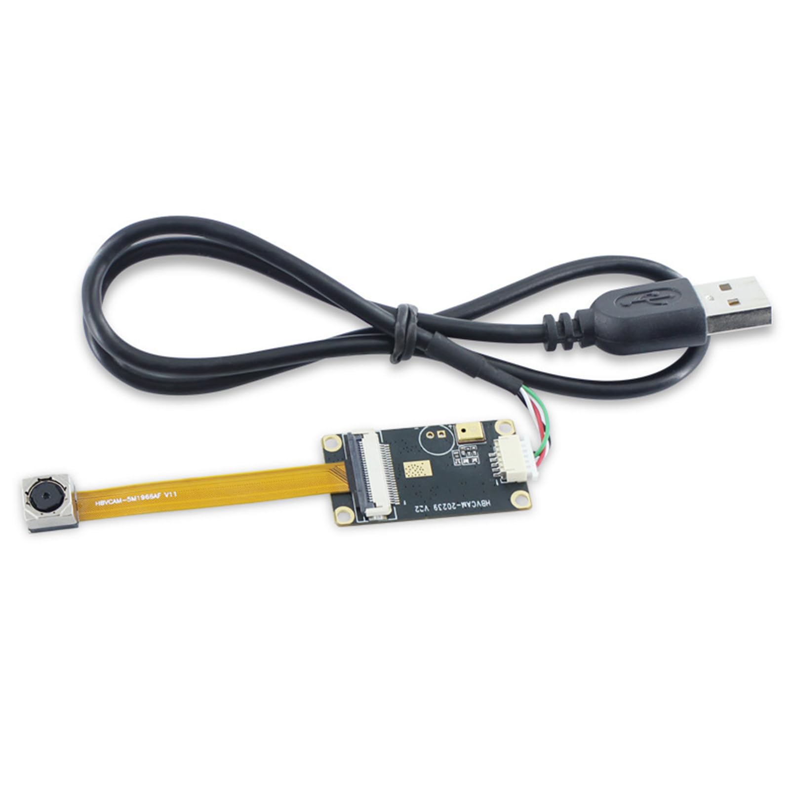 Yeselino OV5640 5MP USB Camera Module with 60/65/100° Adjustable Focus Lens - 2592x1944 Resolution, Plug & Play for Laptop/PC - Perfect for Video Conferencing, Live Streaming & Security Monitoring