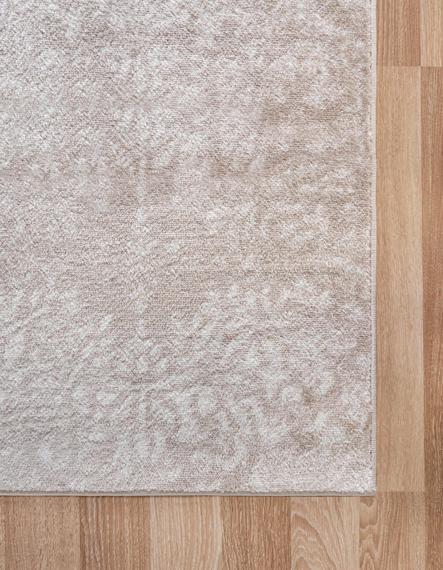 Monte Carlo Collection 6' x 9' Beige Area Rug - Soft Medium Pile Living Room Carpet for Large Spaces, Dining Rooms & Open Floor Plans | Home Decor, Office, Bedroom