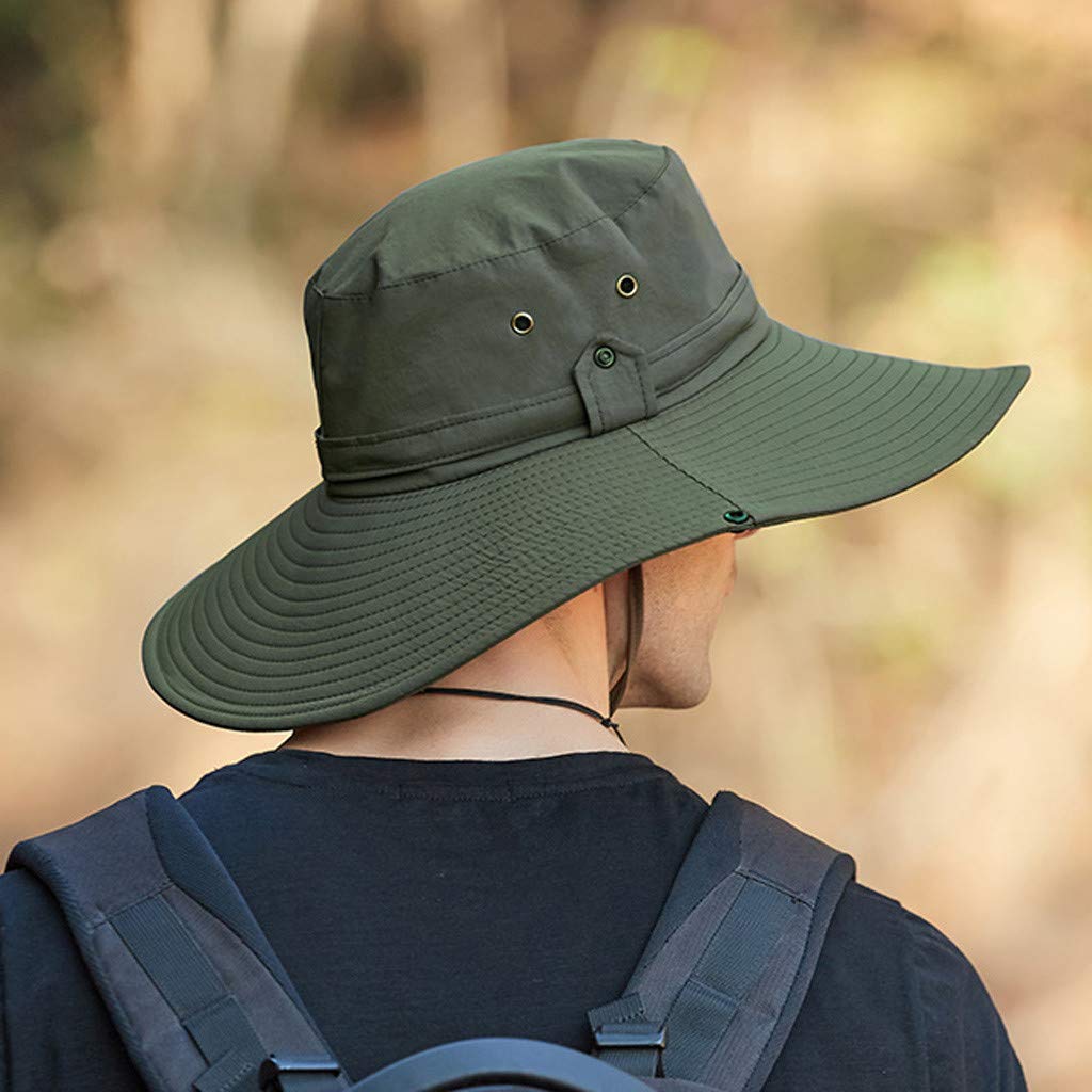 Men's Fashion Sun Hat - UPF 50+ UV Protection, Foldable Fisherman Cap, Waterproof & Breathable Beachwear for Summer, Travel & Outdoor Activities