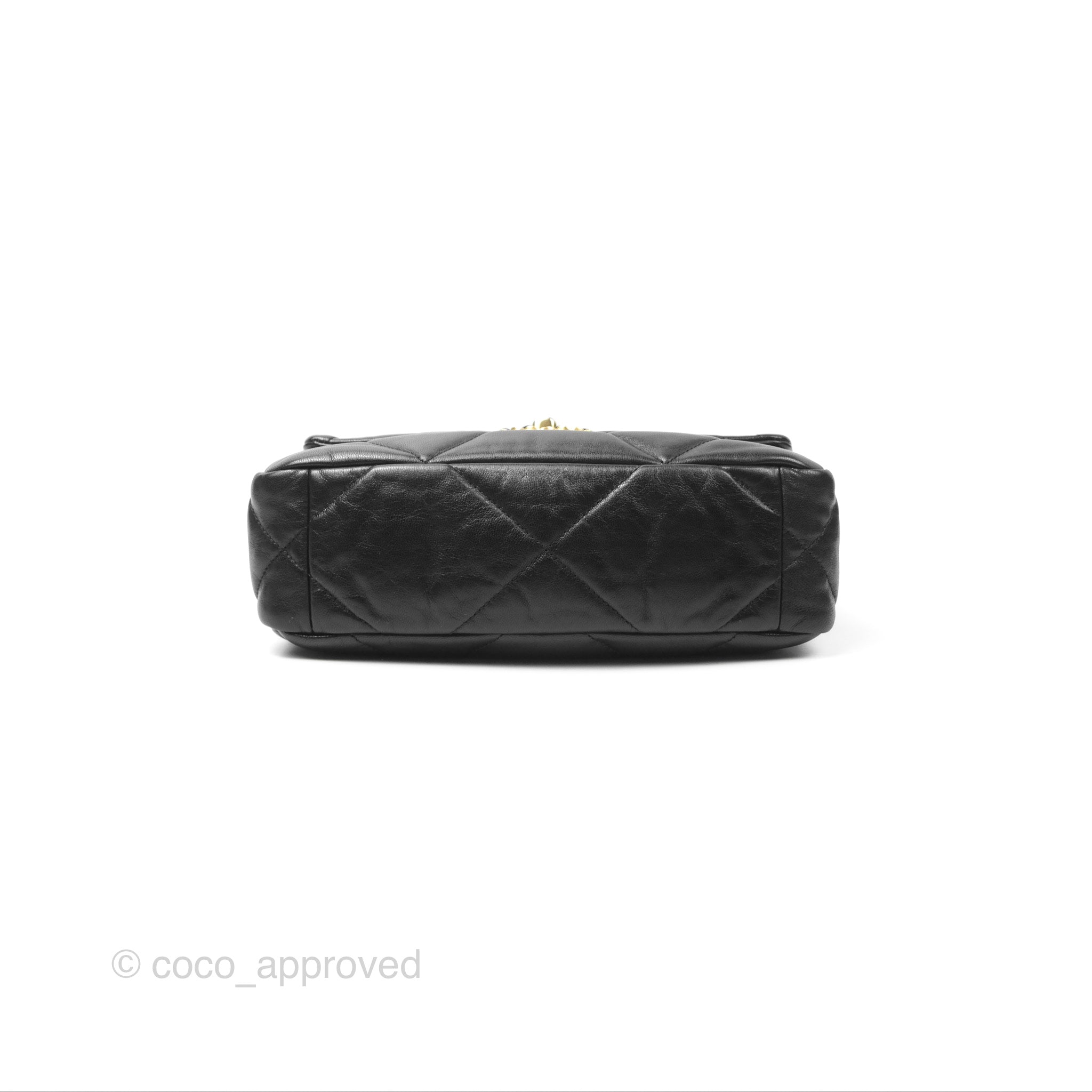 Chanel 19 Small Black Goatskin Mixed Hardware Flap Bag - Luxury Designer Handbag for Women, Perfect for Date Night & Evening Events