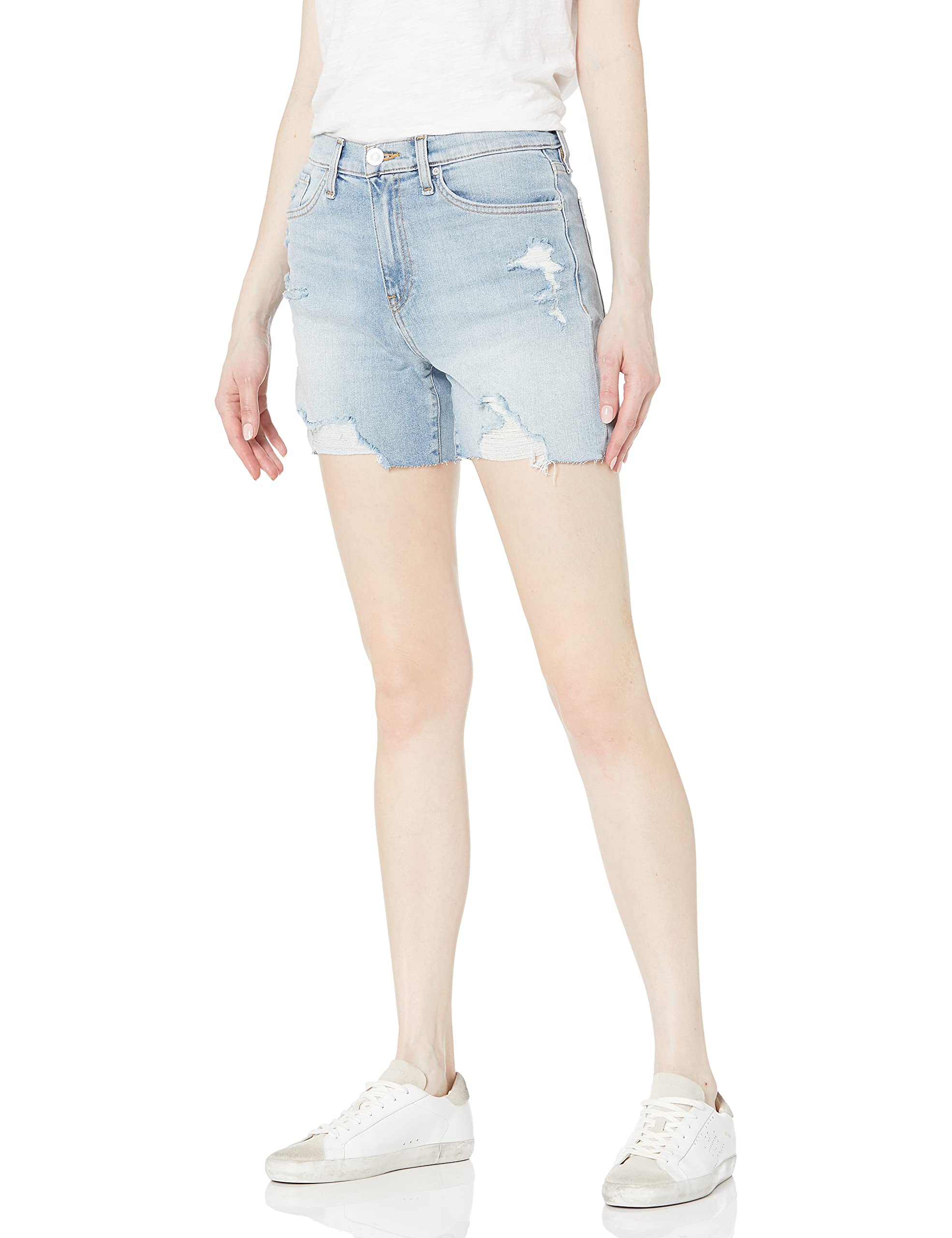 HUDSON Women's Devon High Rise Biker Shorts - Workout, Yoga & Running Compression Leggings for Women - Perfect for Gym, Lounge & Everyday Wear