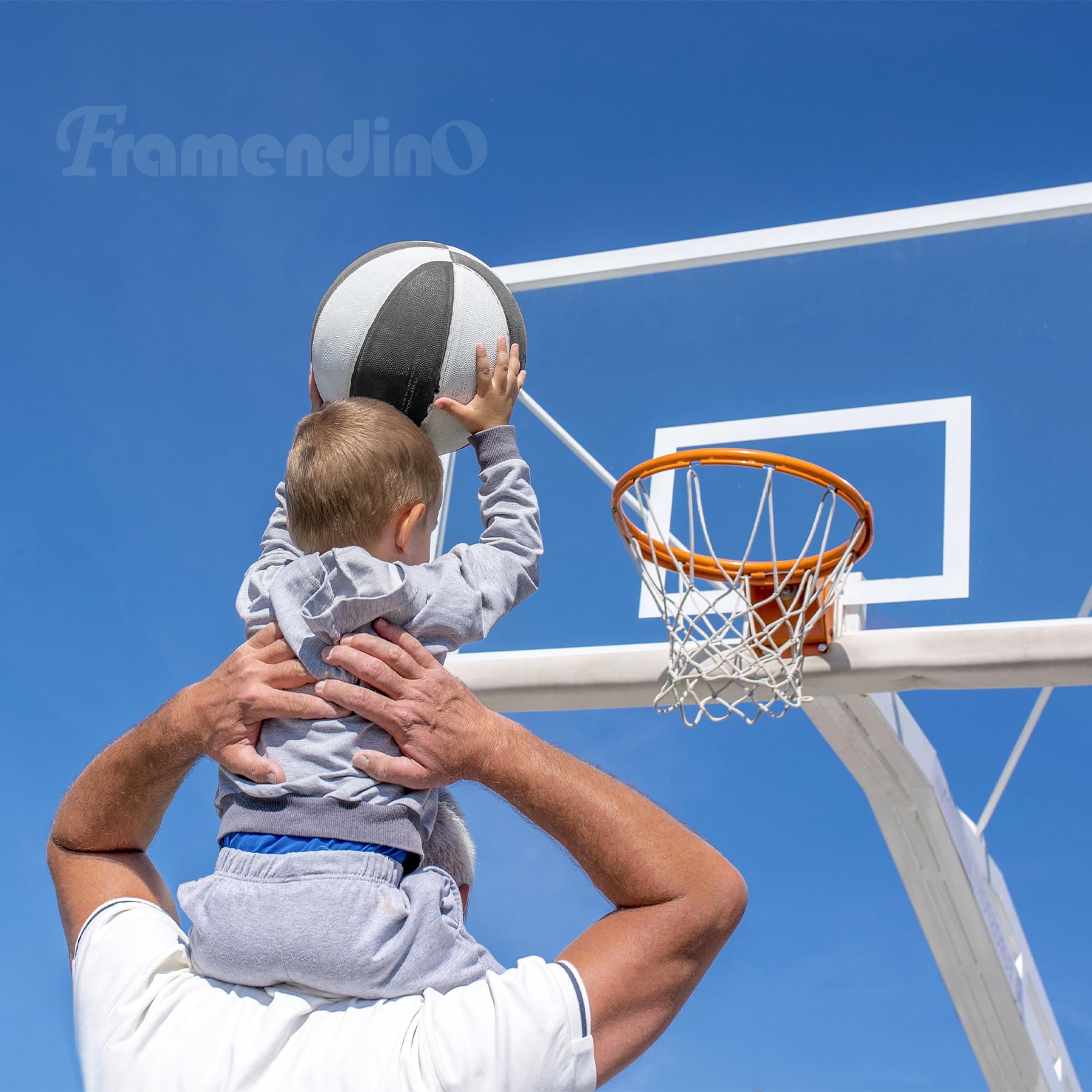 Framendino Mini Basketball Hoop Replacement Net - Durable Indoor & Outdoor Basketball Accessory for Kids & Adults - Perfect for Driveway, Backyard, Gym & Playground