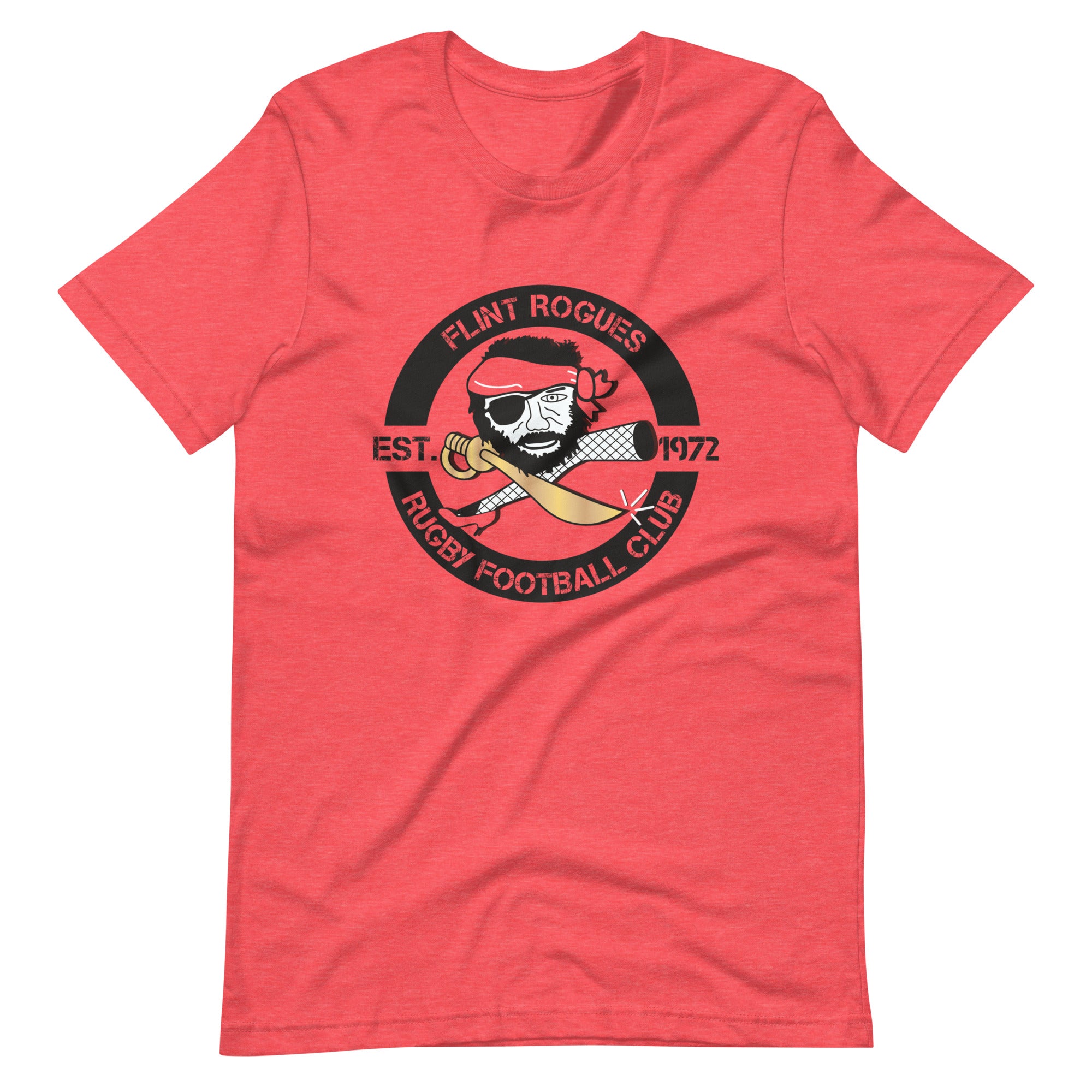 Flint Rogues RFC Social T-Shirt - Comfortable Cotton Tee for Rugby Fans & Casual Wear | Perfect for Game Days, Outings & Fan Events
