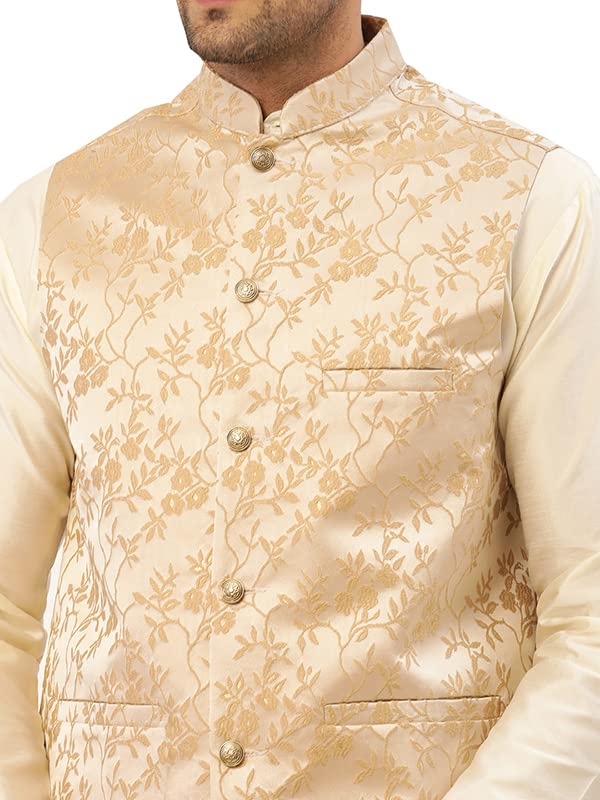 Maple Clothing Men's Nehru Jacket | Indian Waistcoat & Traditional Vest | Wedding Guest Outfit | Formal Occasion & Cultural Event Wear